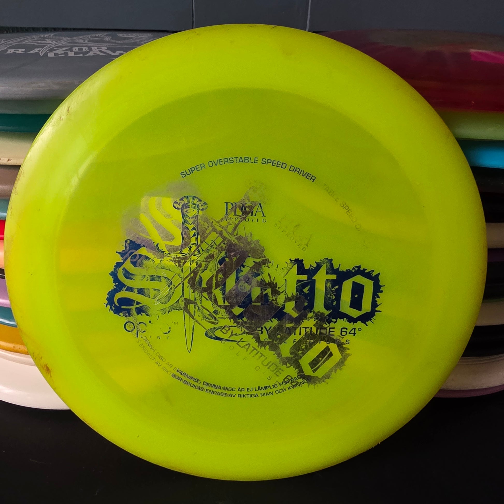 Latitude 64 Pfn Opto Stileto double stamp rim ink 176g 8/10