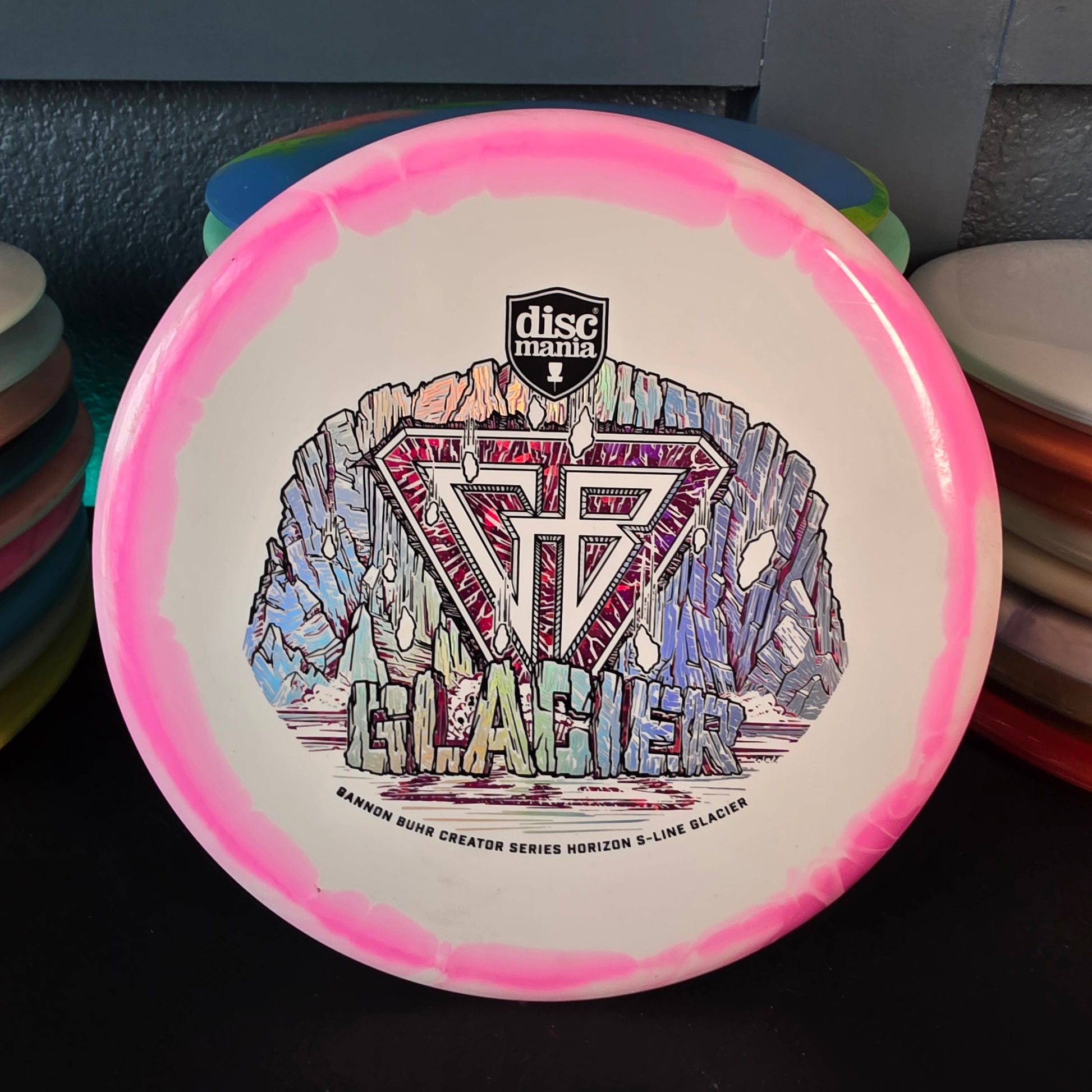 Gannon Burh triple stamp Horizon Glacier 178g inked 8/10