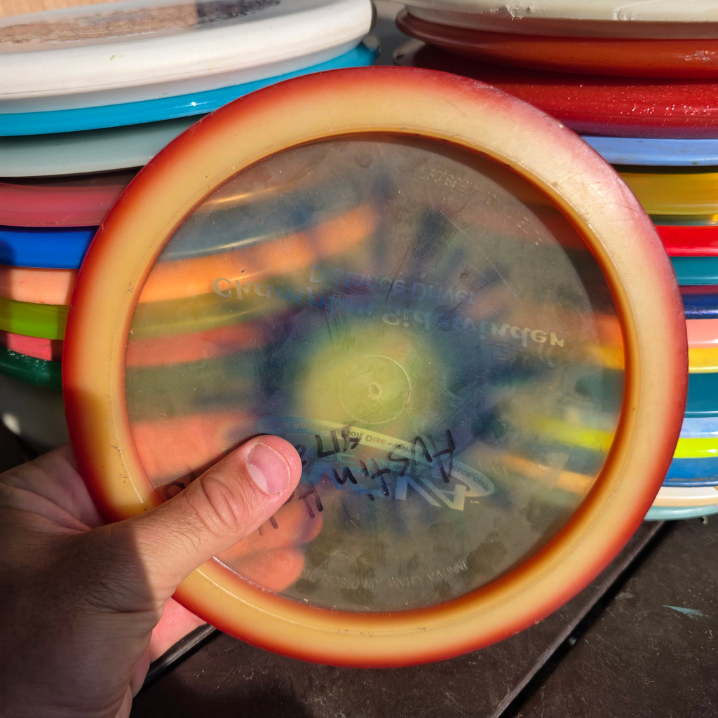 Patent # PFN Innova I-Dye Champion Sidewinder with fingerprinty feel, inked 173g 7/10