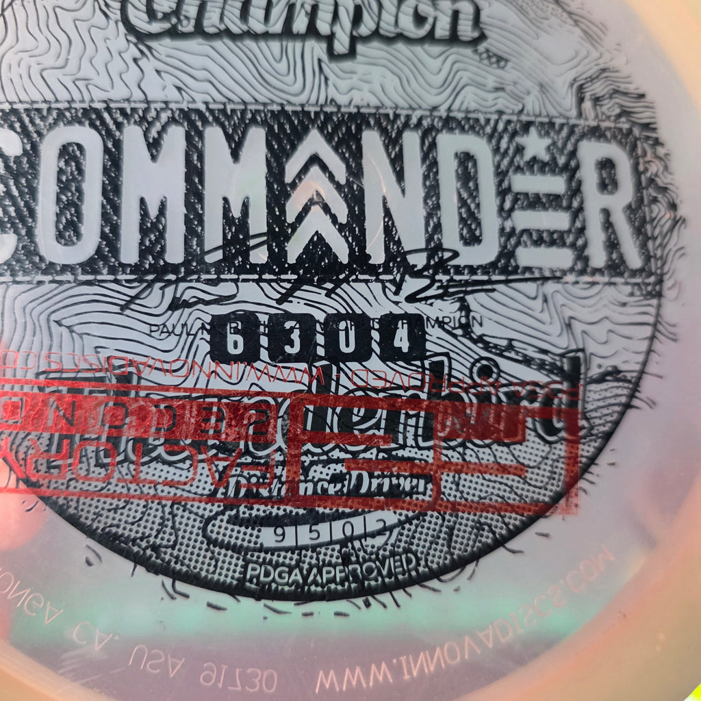 Penned 3x paul mcbeth Innova Champion Thunderbird 174g with commander overstamp 7/10