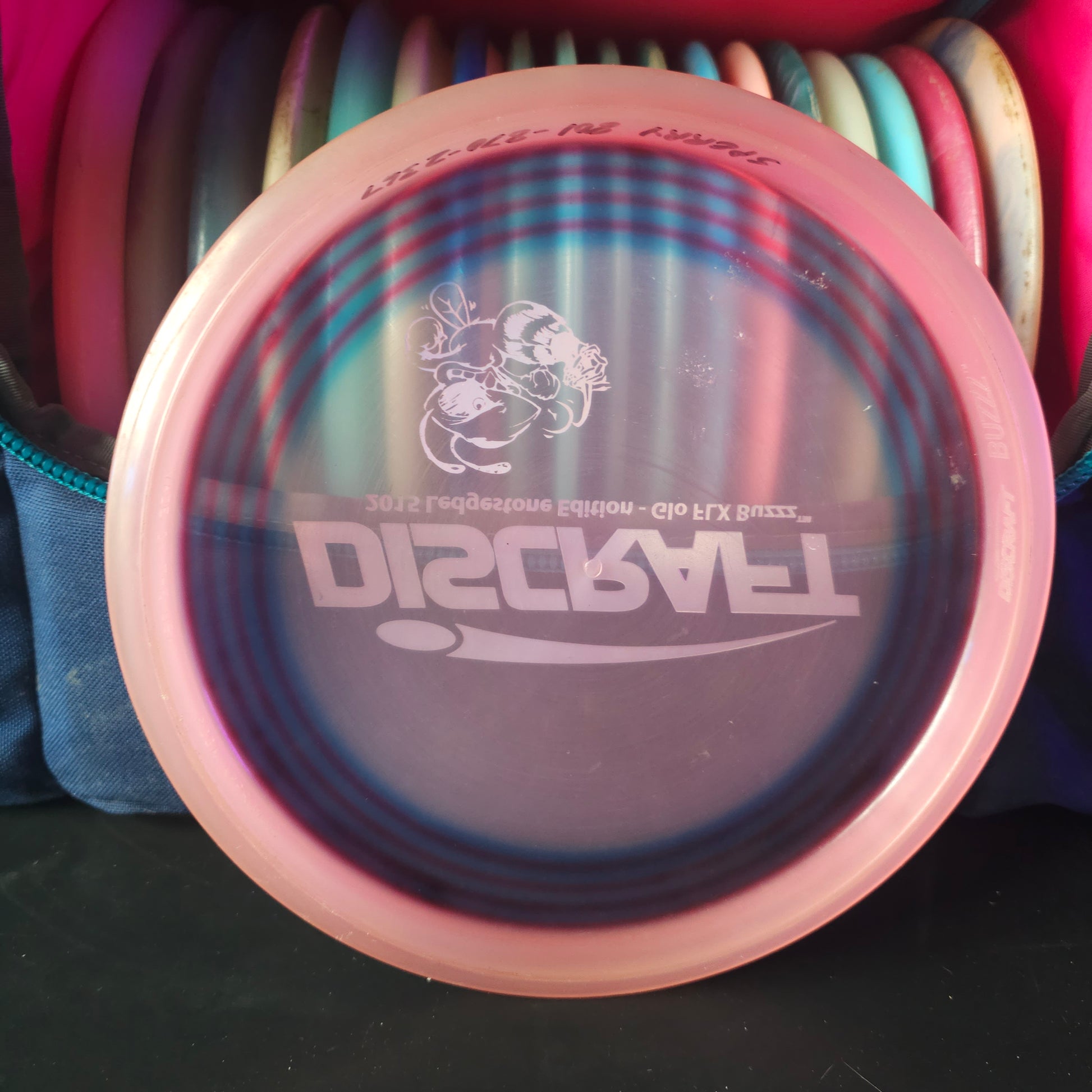 2015 Discraft Ledgestone Glo Flx Buzzz Spin dye 177g ink