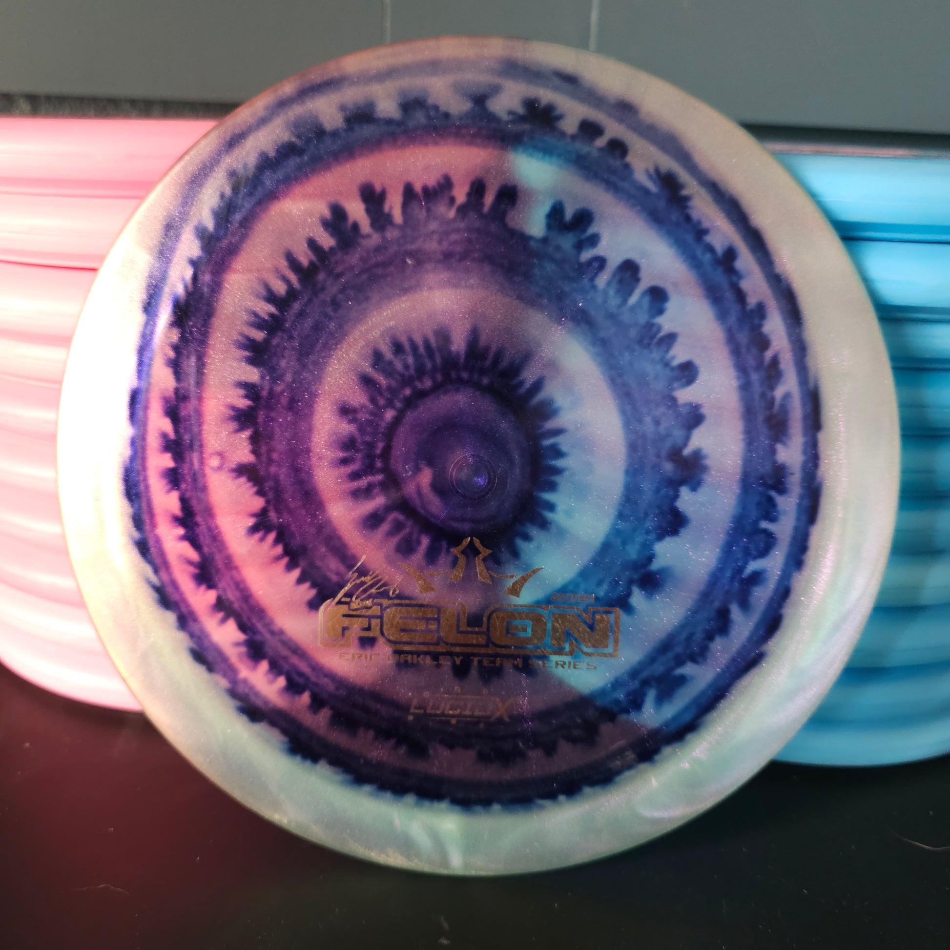 Dynamic Discs 2021 Eric oakley lucid x Glimmer felon dyed 9/10 173g