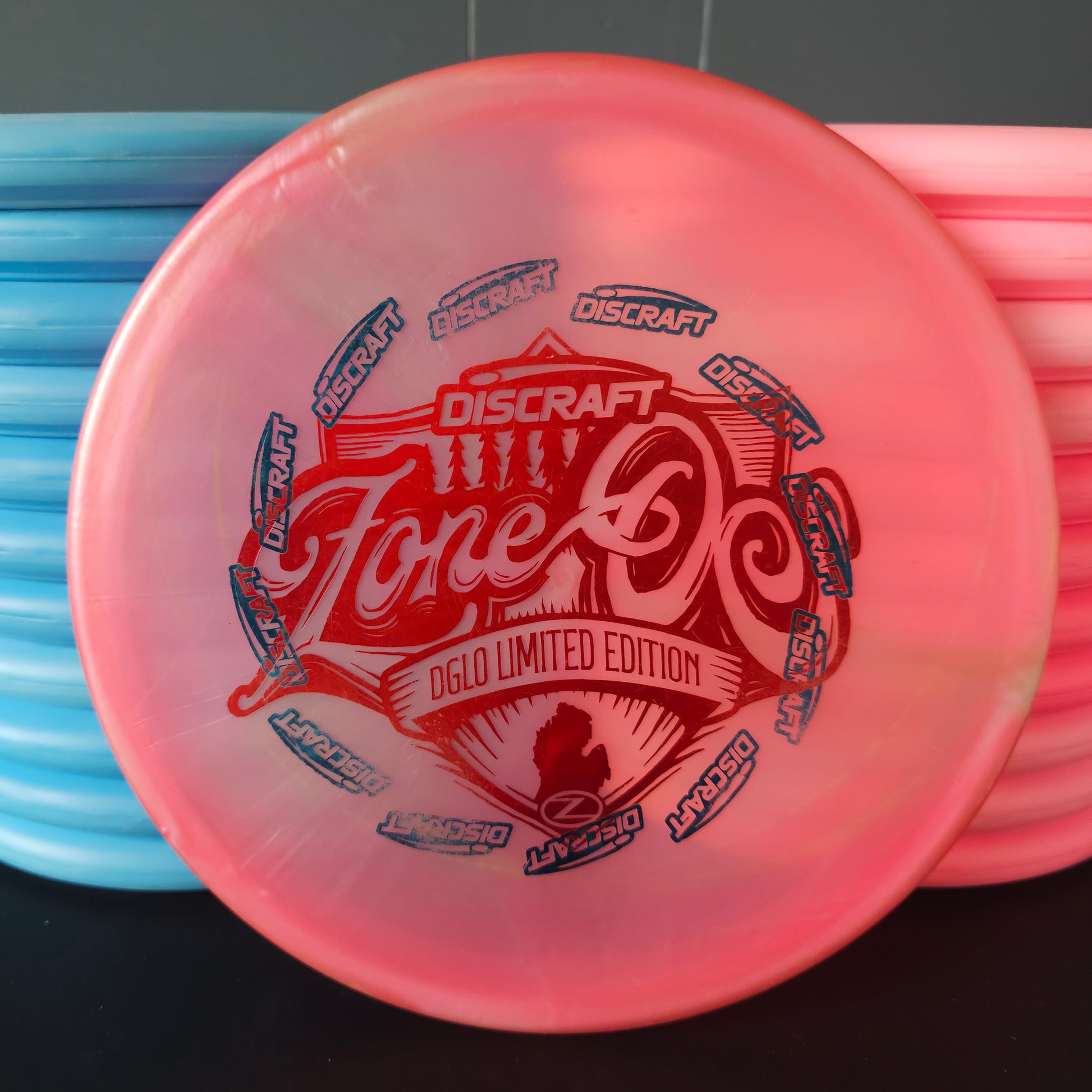 DGLO limited edition Discraft Z Swirl Zone OS 174g 8/10
