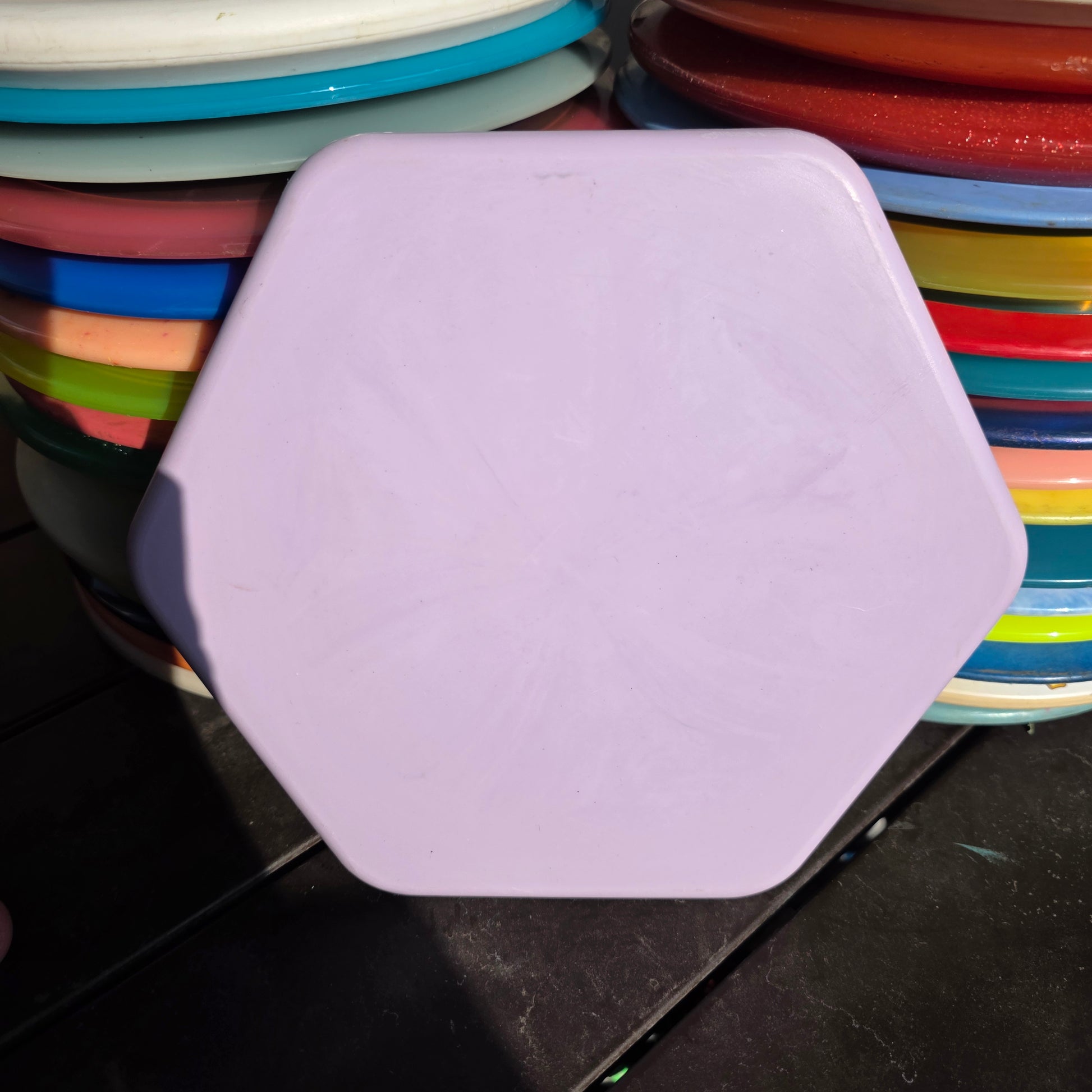 Jesse from Trash Panda Signed Six Sided Disc Hexagon 174g 9/10