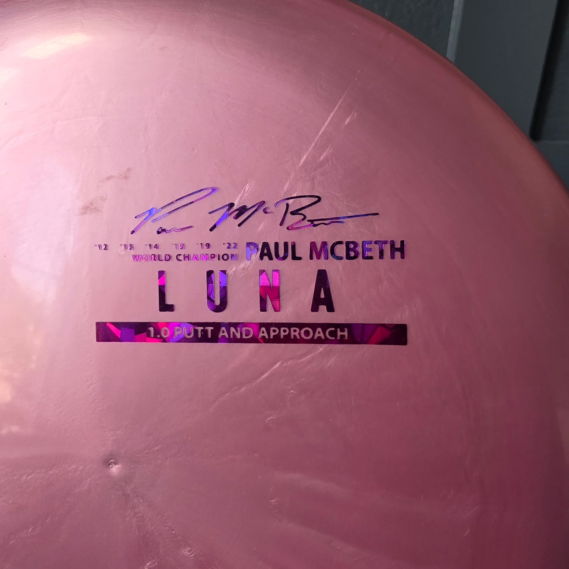 Limited Edition paul mcbeth Discraft Ti Luna 172g 9.5/10