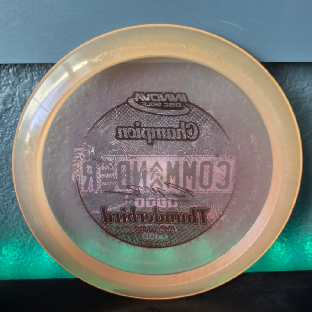 Penned 3x paul mcbeth Innova Champion Thunderbird 174g with commander overstamp 7/10