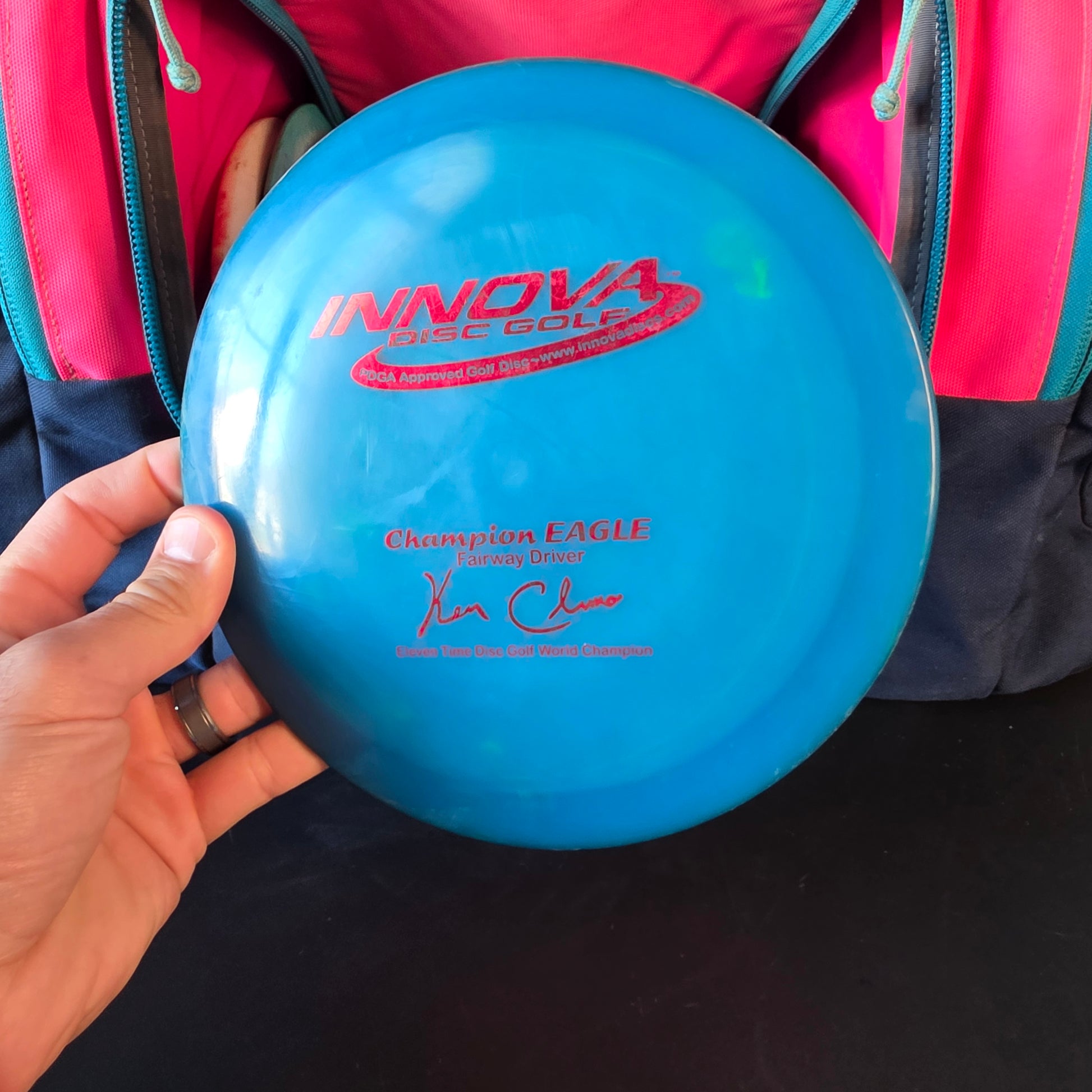 "Eleven Time" Penned Innova Champion Eagle-L 171g rim ink 7/10