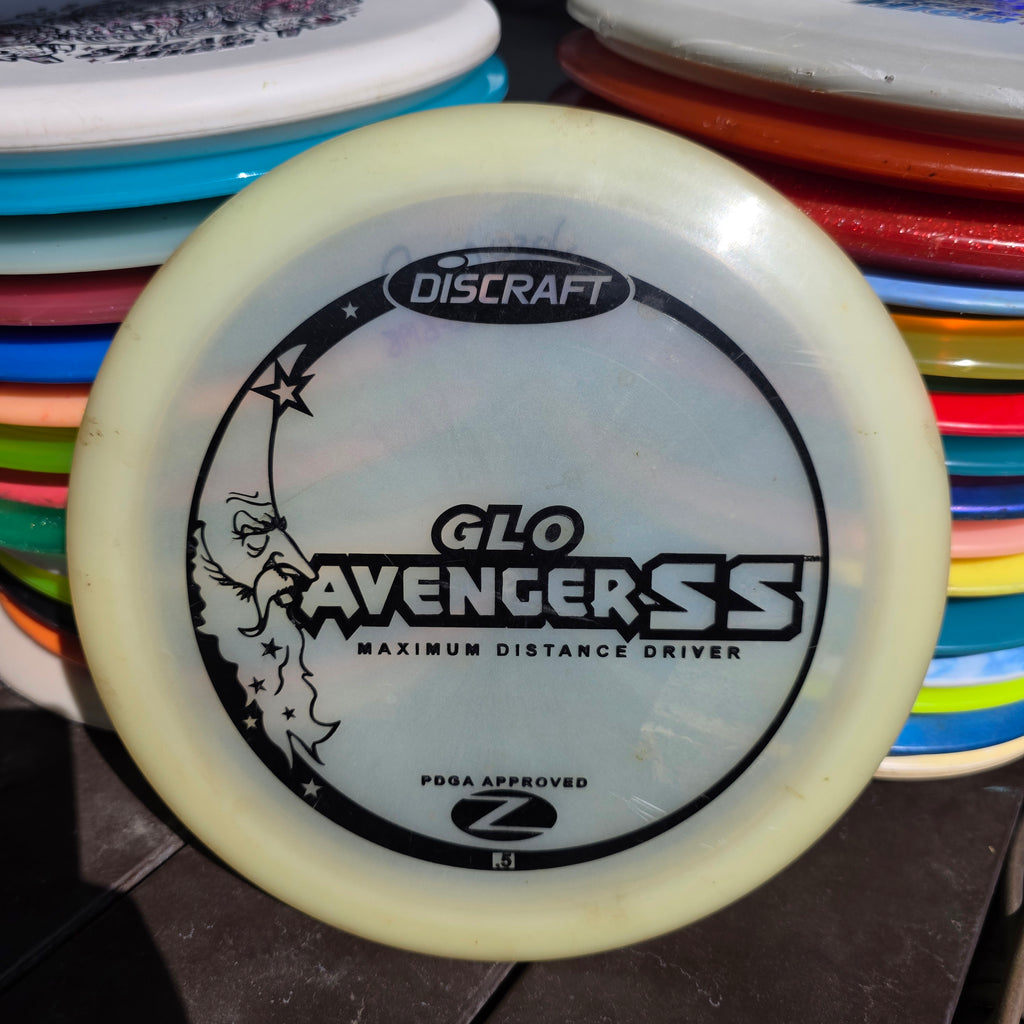 Pfn Discraft Z Glo Avenger SS Moon man stamp, inked 173g 8/10
