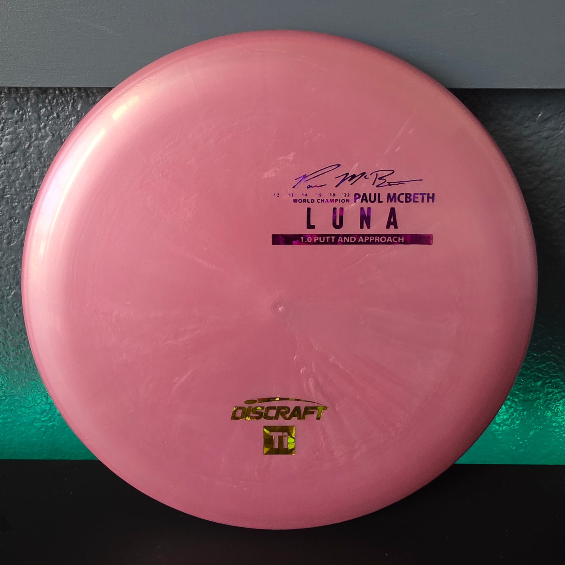Limited Edition paul mcbeth Discraft Ti Luna 172g 9.5/10