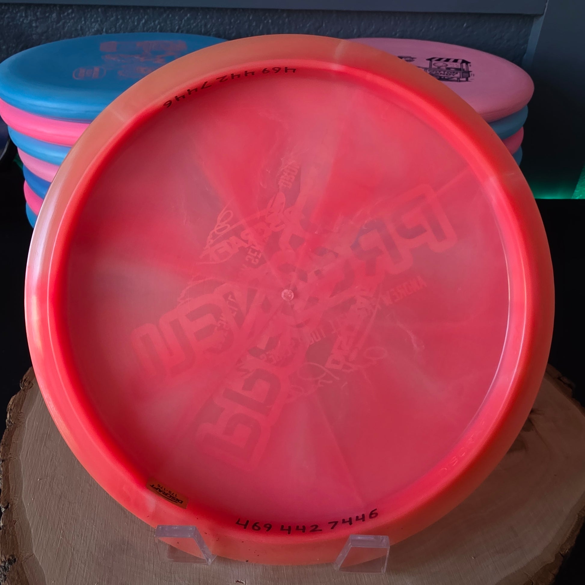 2020 discraft zone swirl drone tour series 177g 8/10 rim ink