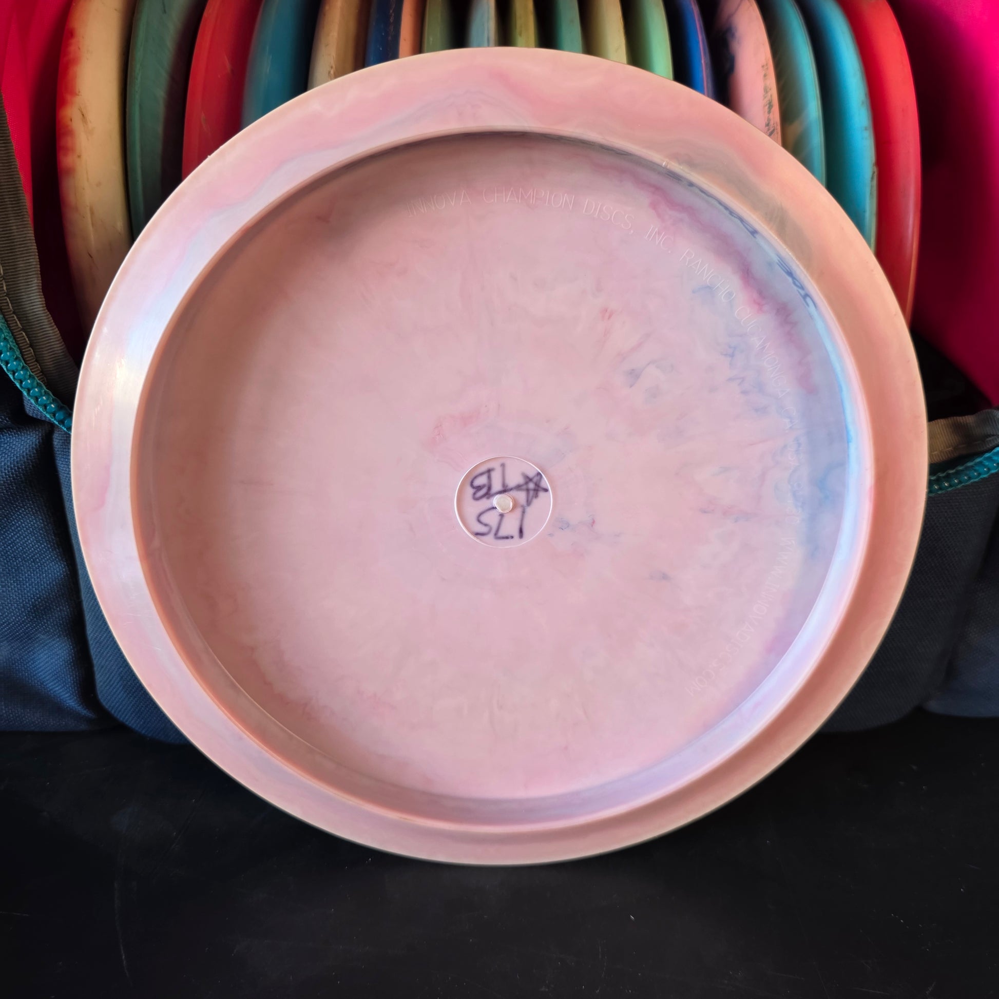 2013 Avery Jenkins Tour Series Penned Innova Swirly Star Teebird, rim ink, 9/10 176g