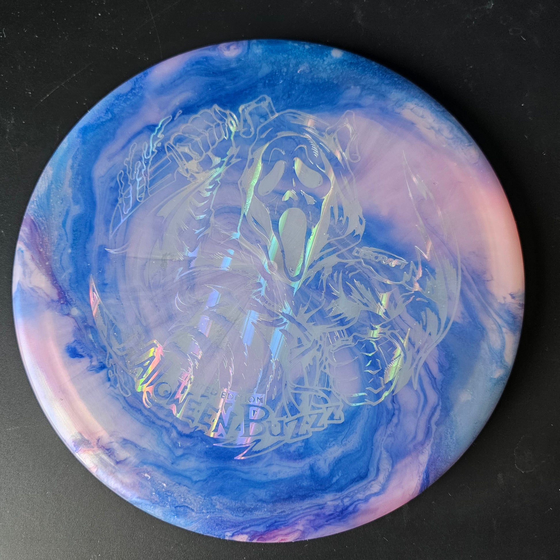 Dyed Discraft Z Glo Halloween edition Buzzz ghost stamp 9/10 177g
