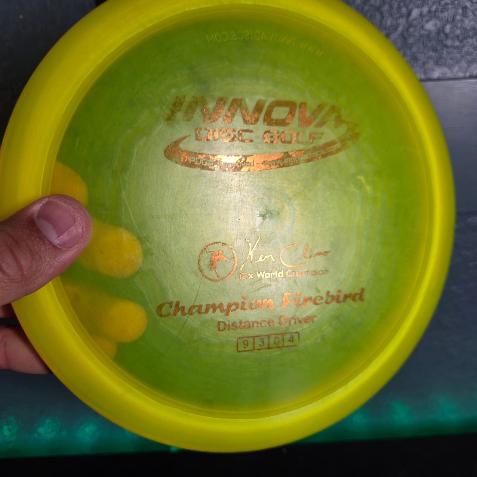 Penned Stiff Pearly Innova Champion Firebird 167g 8/10 'FB'