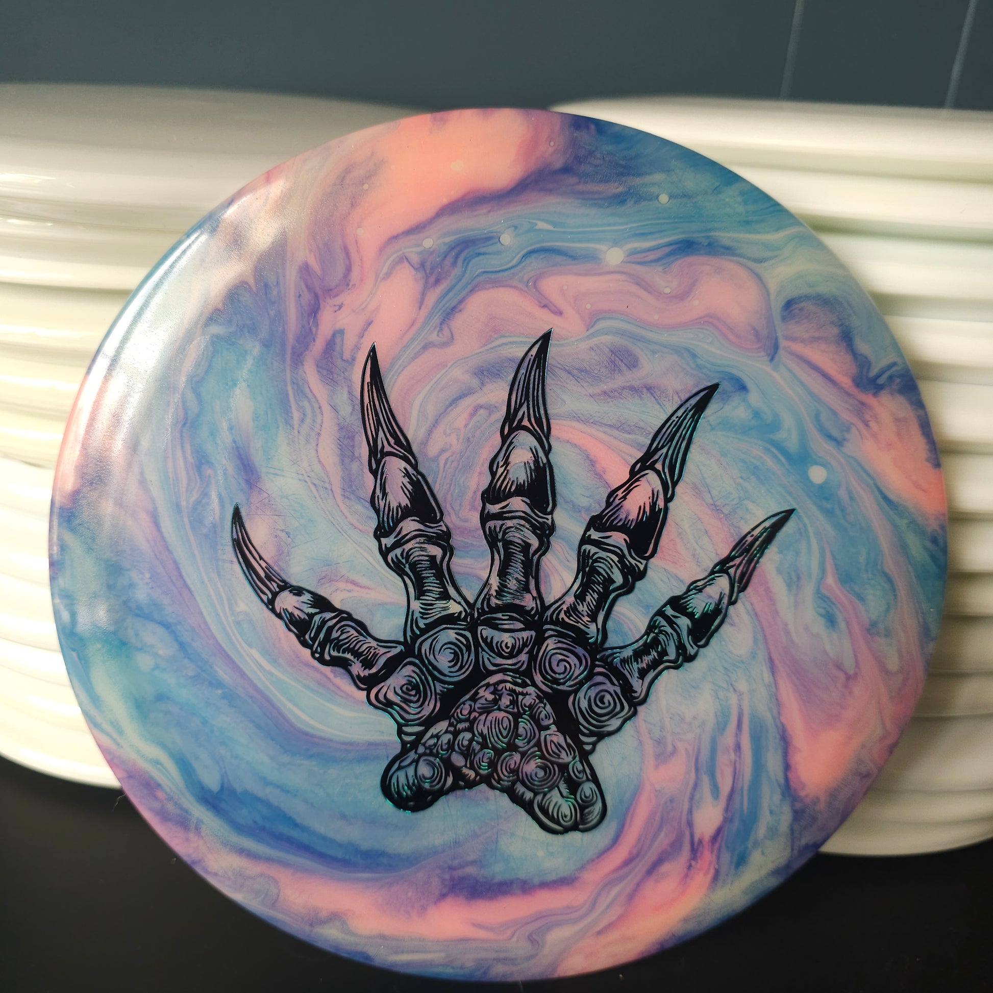 Dyed Mint Discs Nocturnal Alpha 3rd run rim ink 173g 9/10