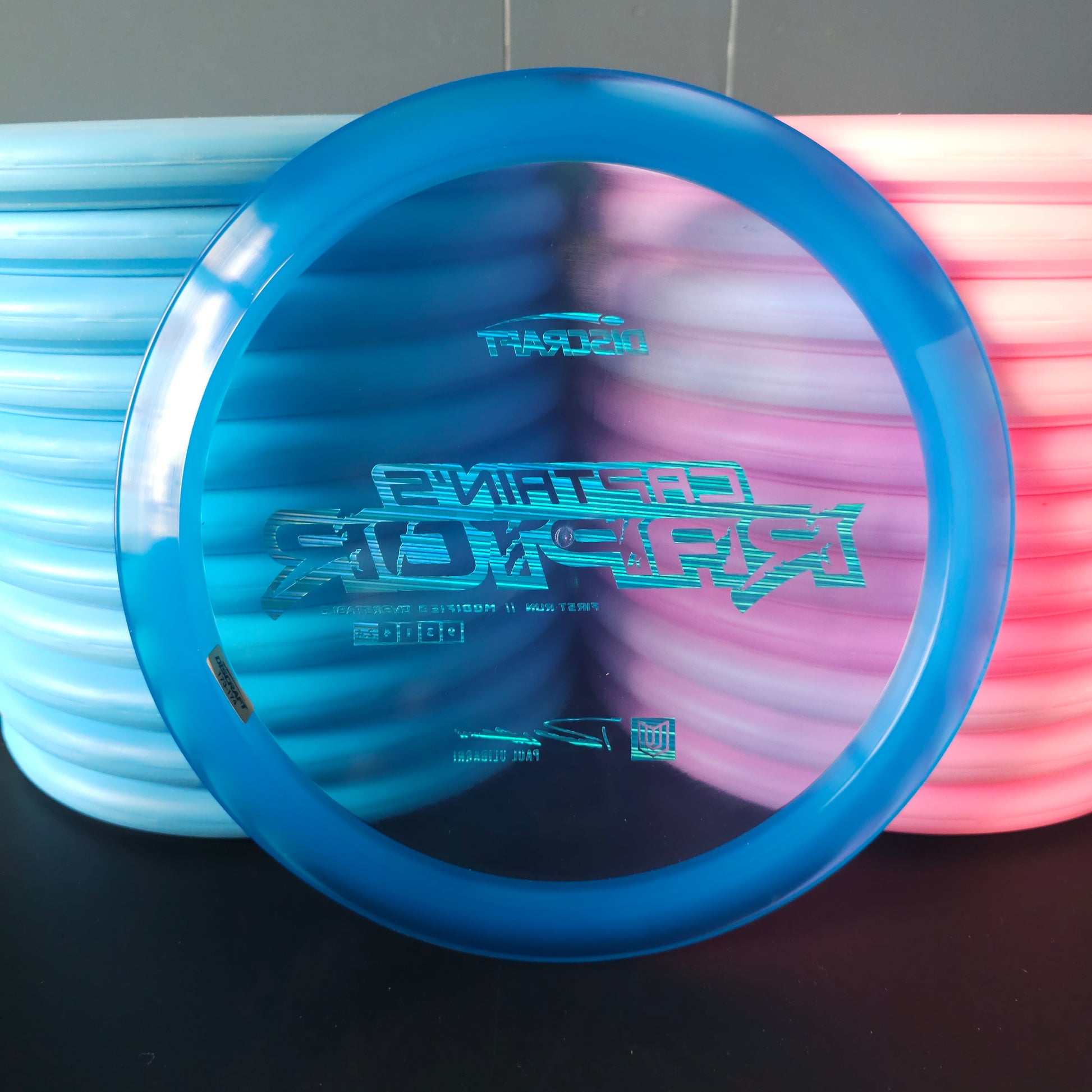 1st Run Blue Discraft Z Captains Raptor Paul Ulibarri 174g 9.5/10