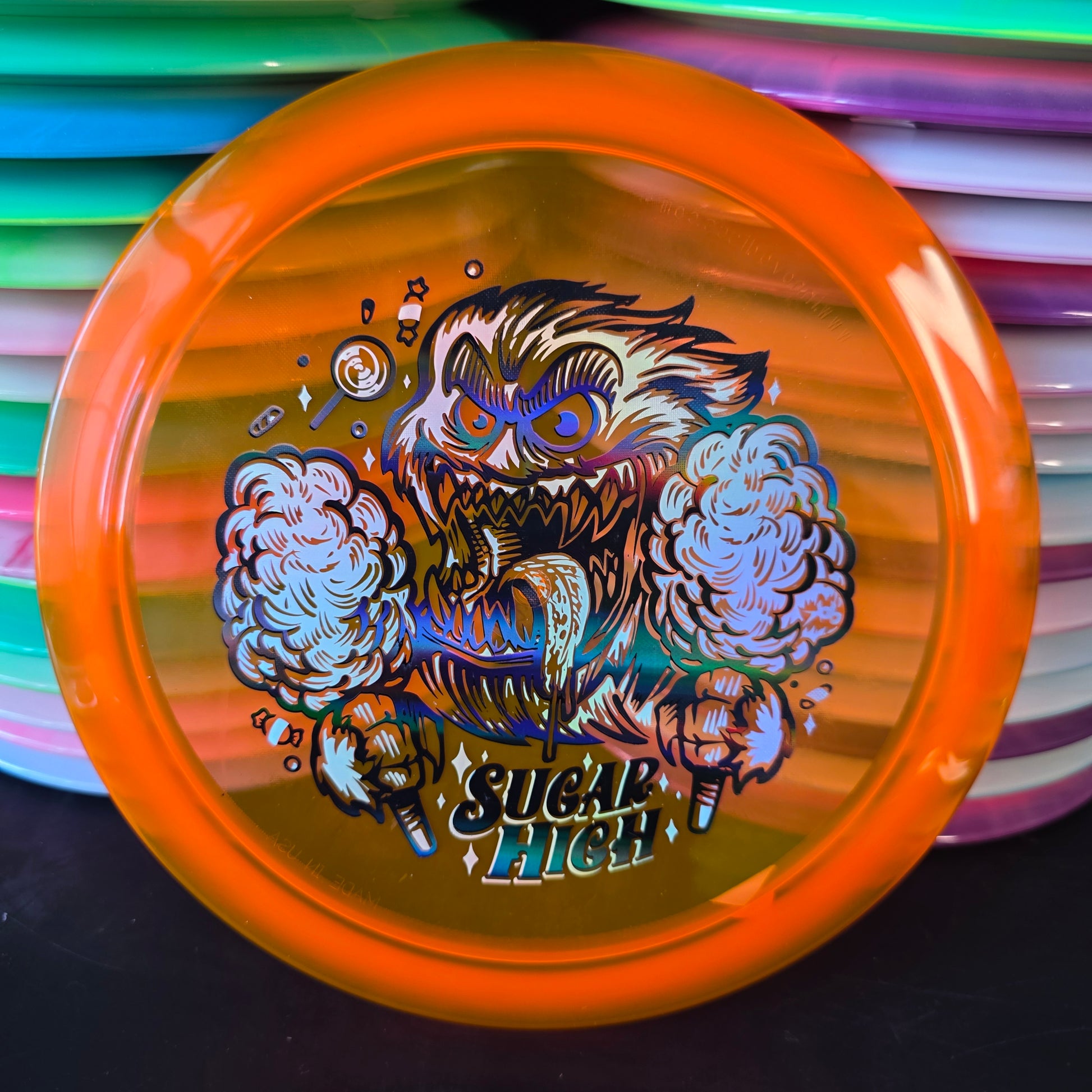 Innova FLAT TOP Champion Firebird 173-5g Sugar High 2-Foil Stamp