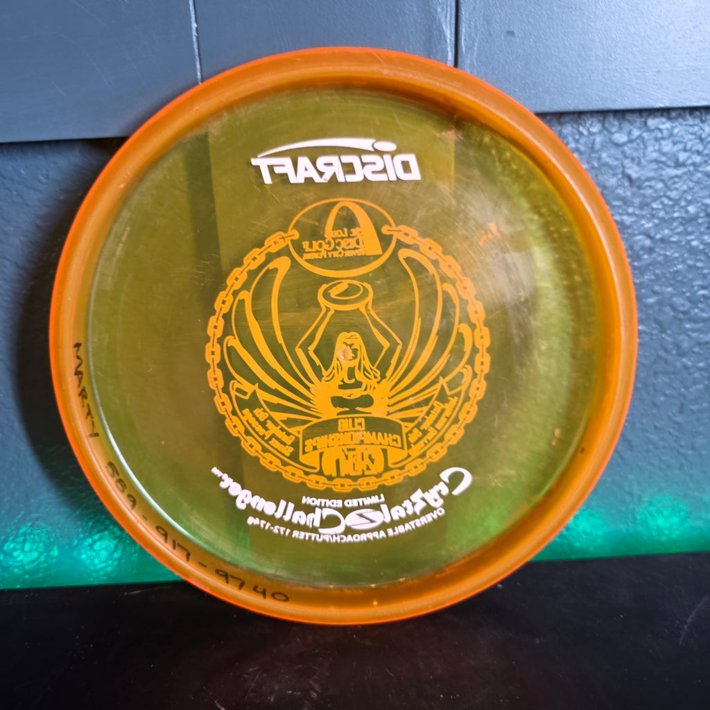 Limited edition Discraft Cryztal Z Challenger 2011 run 175g rim ink 7/10
