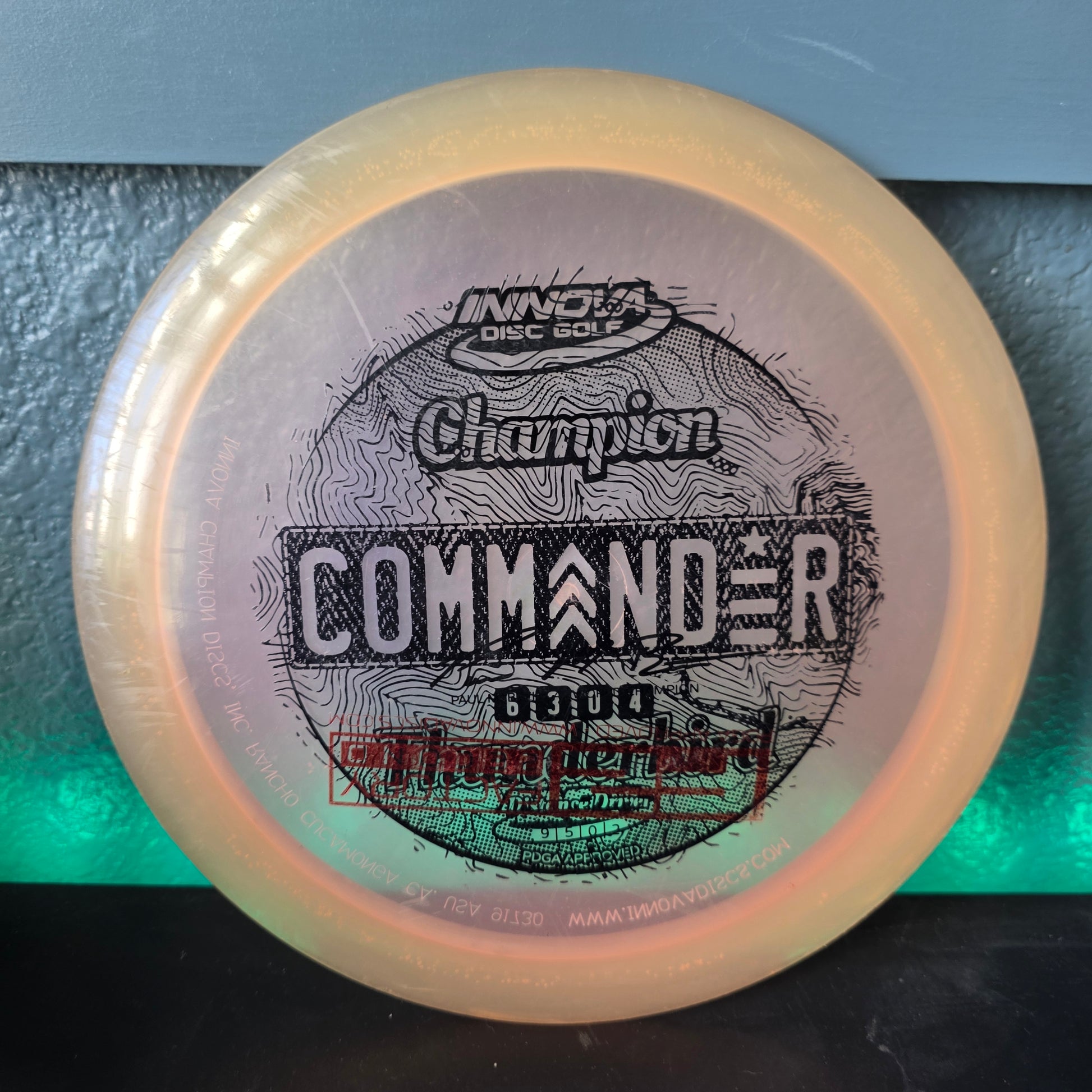 Penned 3x paul mcbeth Innova Champion Thunderbird 174g with commander overstamp 7/10