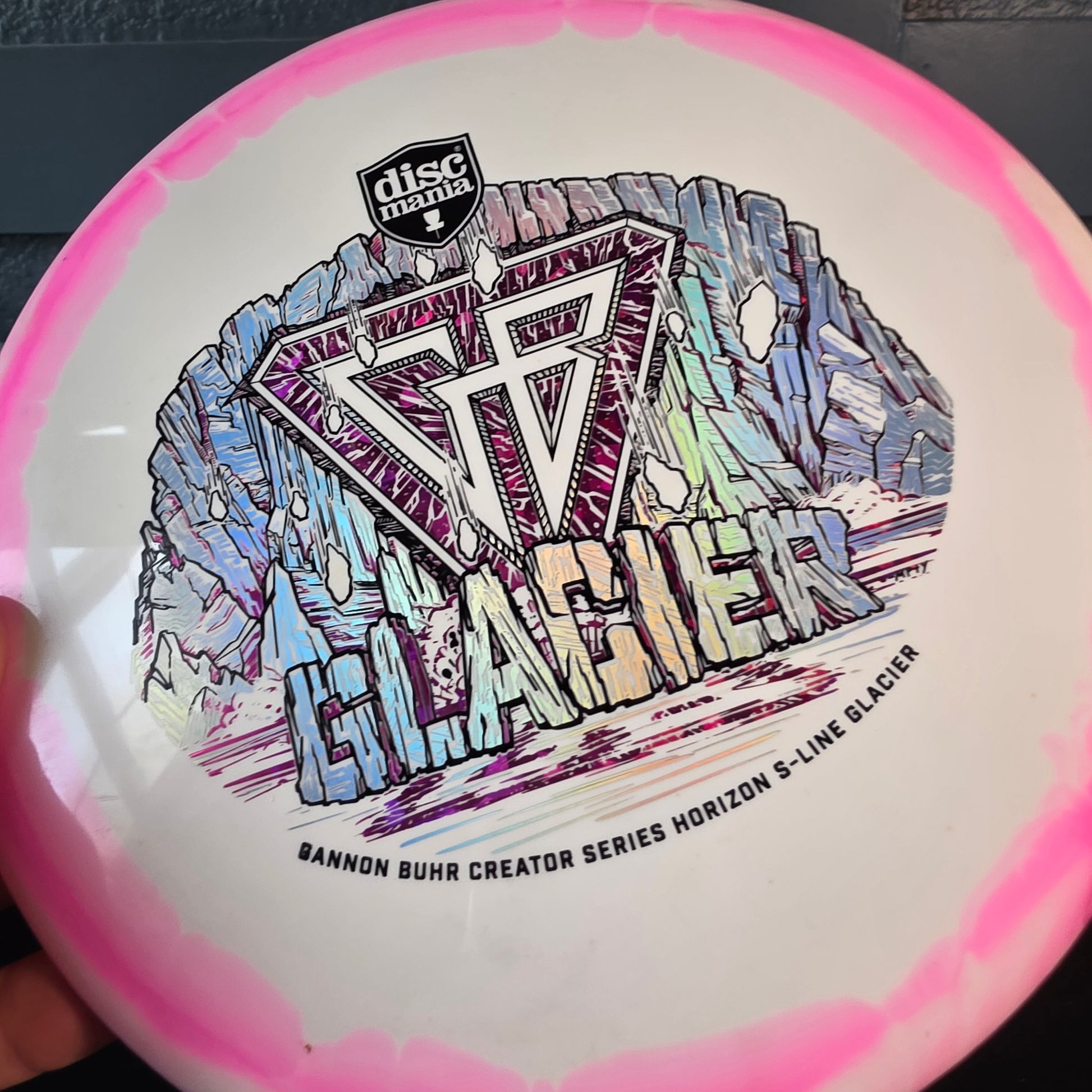 Gannon Burh triple stamp Horizon Glacier 178g inked 8/10