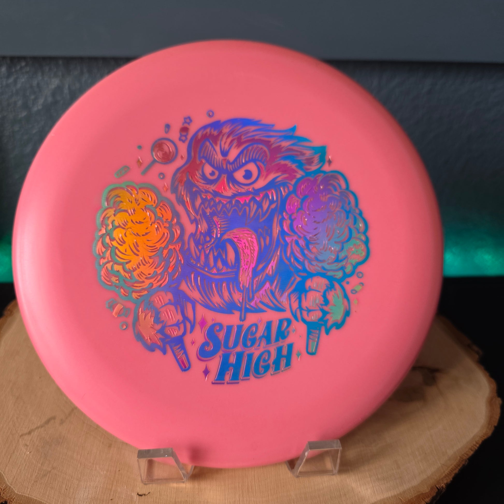 Rare Penned Color Glow Yeti Pro Aviars Sugar High 2-Foil stamp