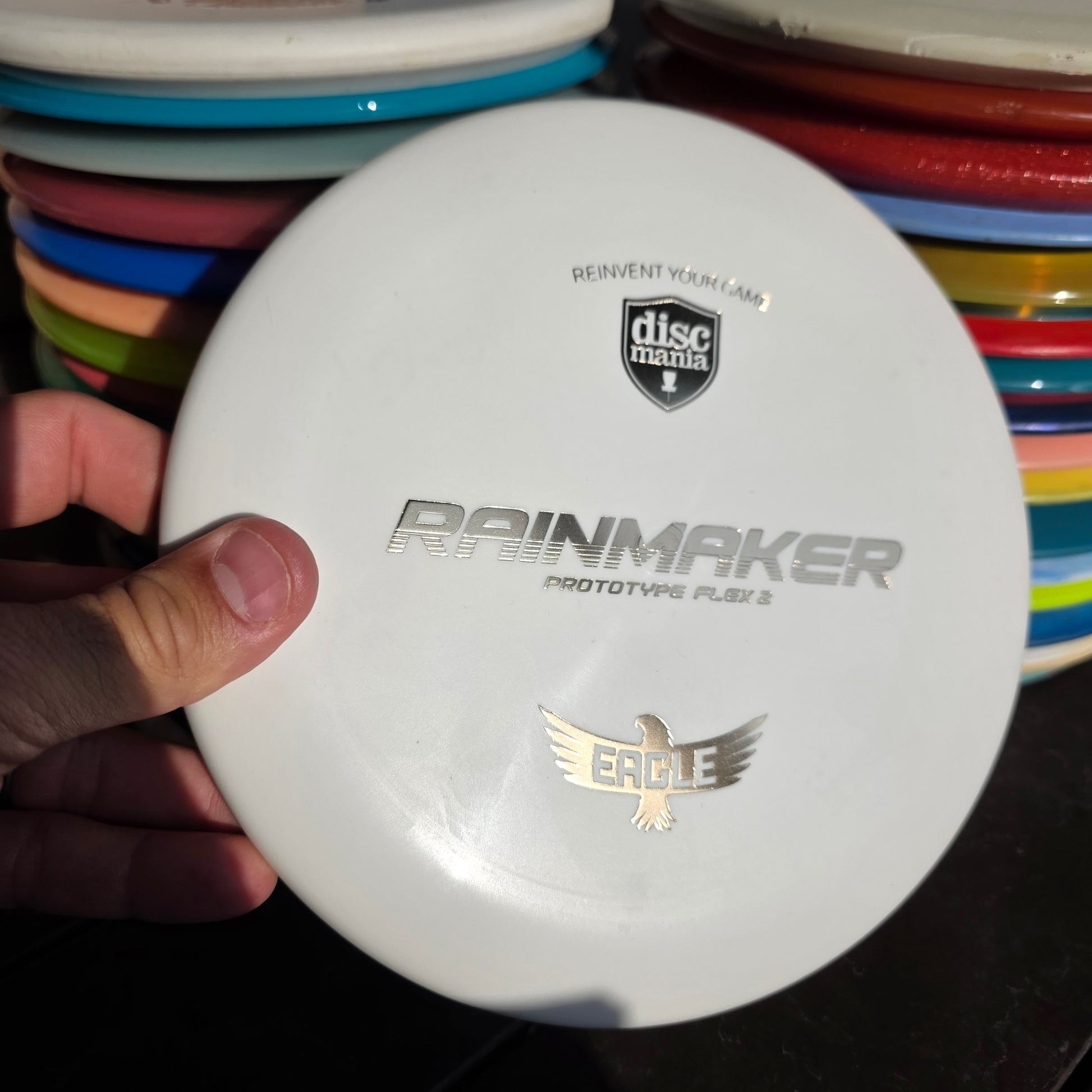New Prototype Discmania Flex 2 d Line Rainmaker 173g 9.5/10
