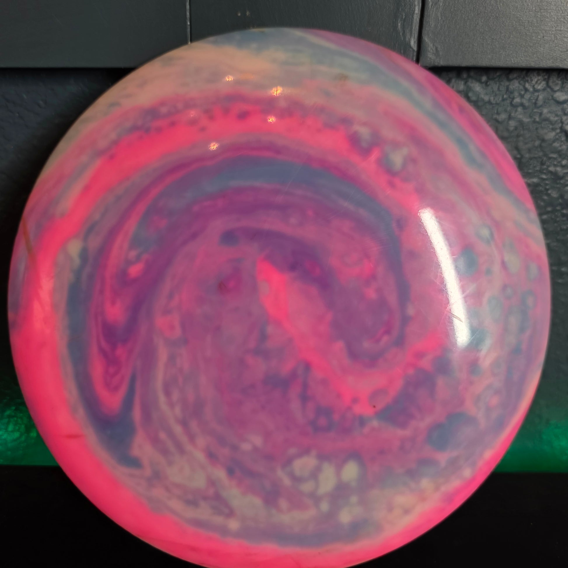 Dyed Infinite Discs S-blend Emperor flat 170g 7/10 rim ink