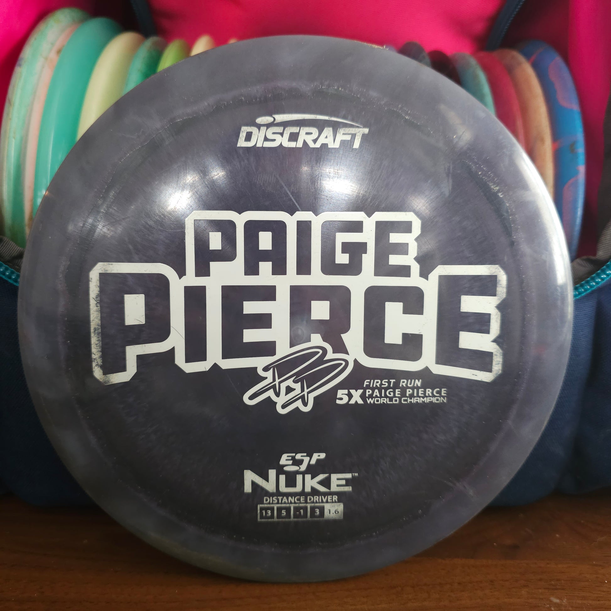 Discraft Paige Pierce first Run Esp Nuke 5x, 175.1g 8/10