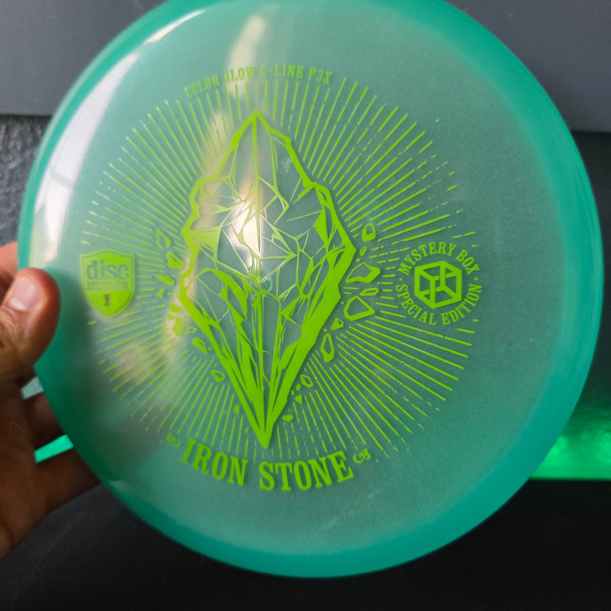 Discmania color glow c-line p3x iron stone 174g 8.5/10