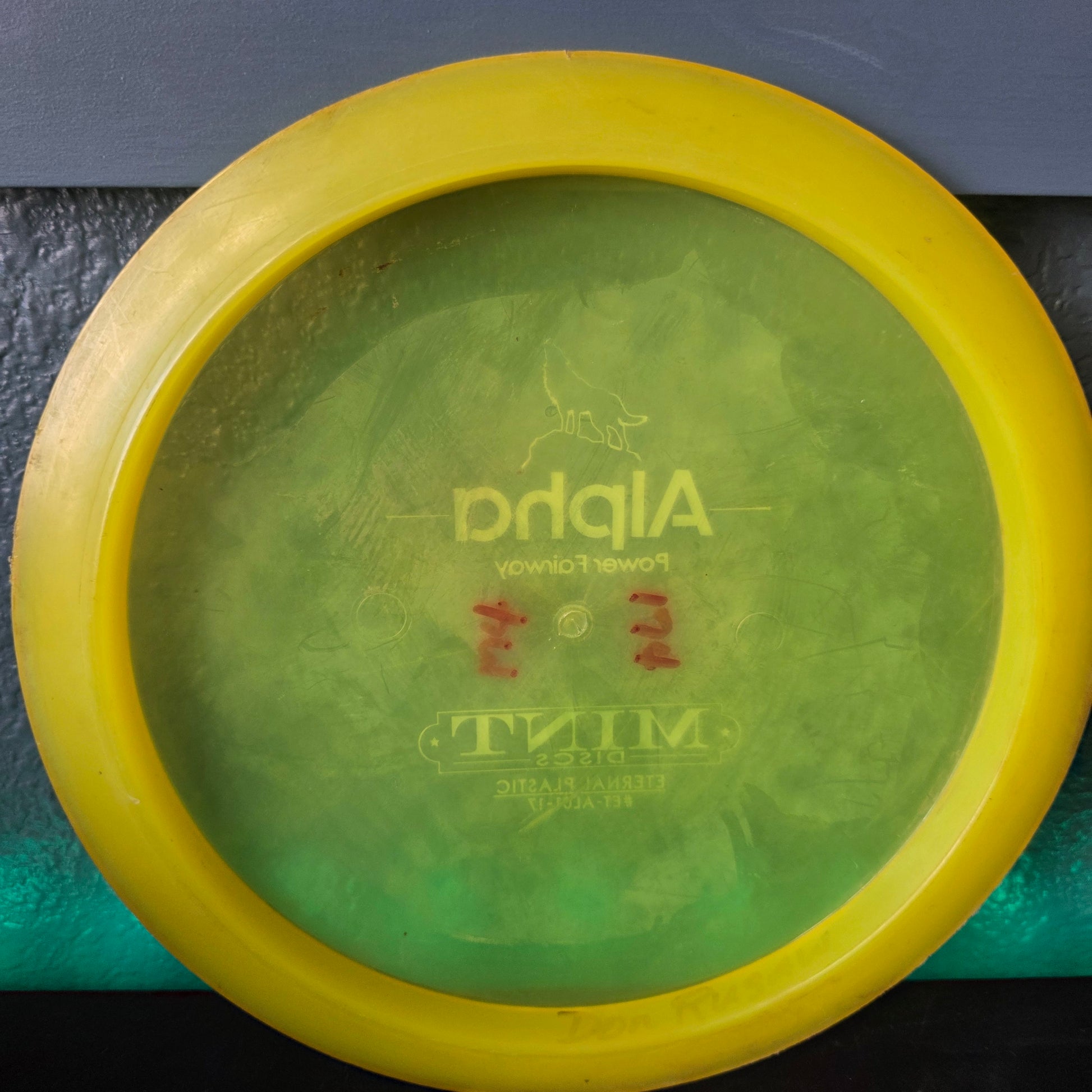Early run Mint Eternal Alpha pop top chalky run 174g 8/10