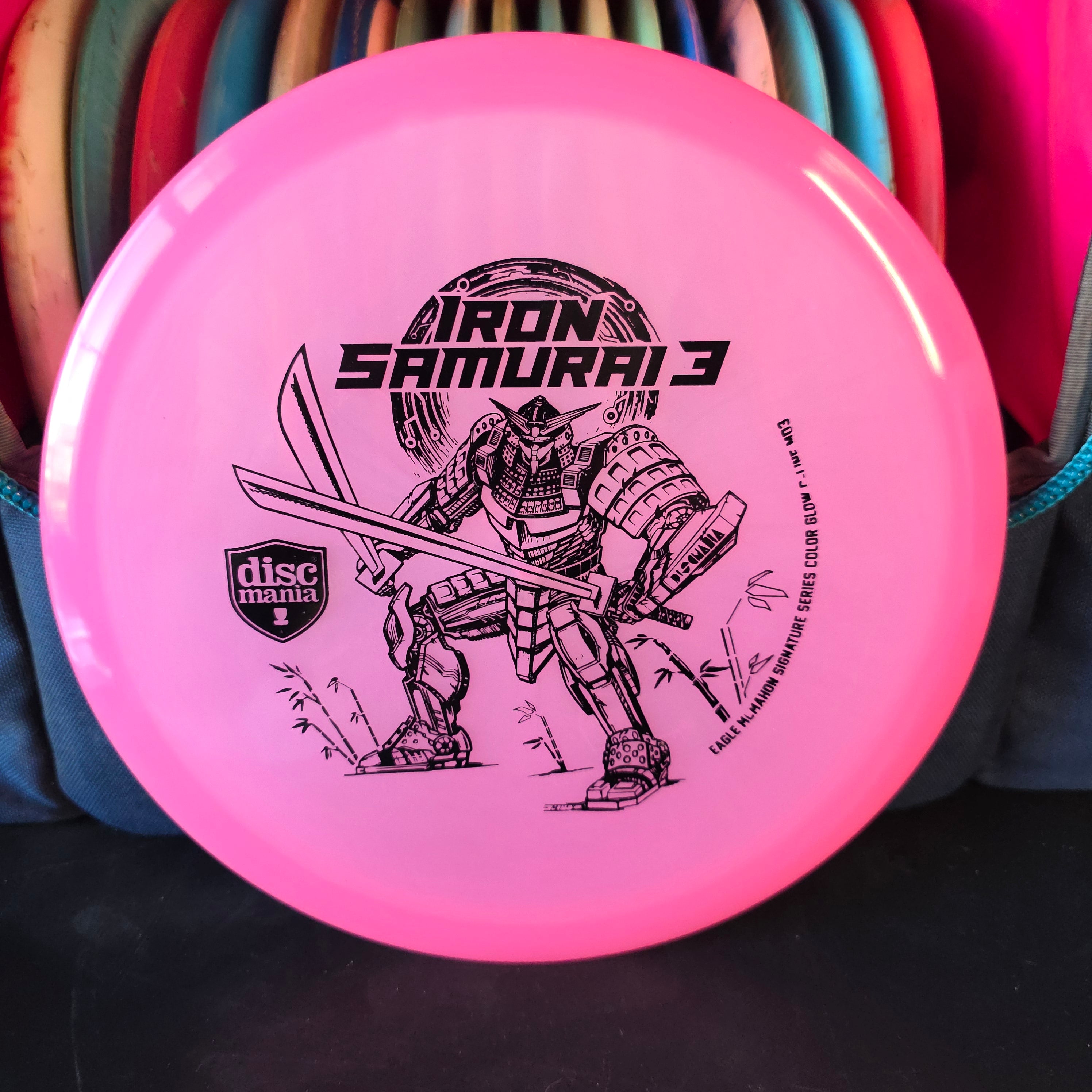 Iron Samurai 3 Eagle McMahon Discmania Color Glow C-Line MD3 180G 9/10(STAMP)