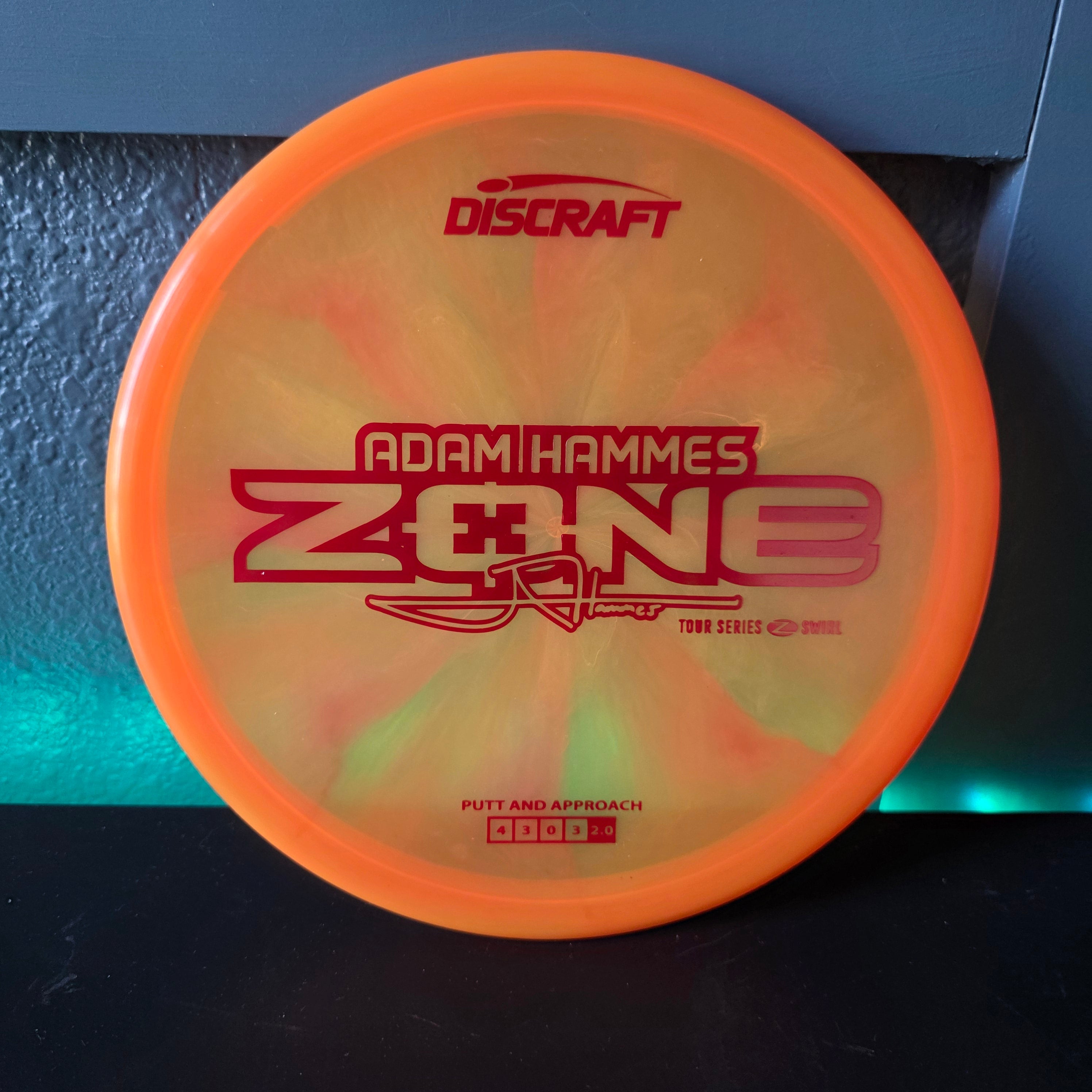 New 2025 Discraft Tour Series Z Swirl Zone Adam Hammes 174g 9.5/10