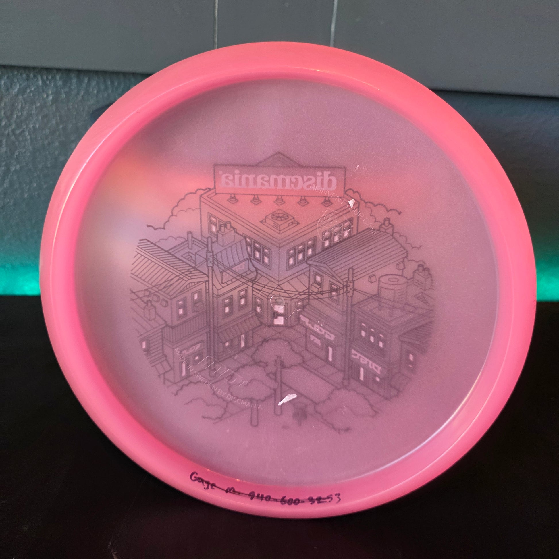 Discmania Color Glow C-Line MD1 Triple Stamp Mystery Box Run 180g rim ink 8/10