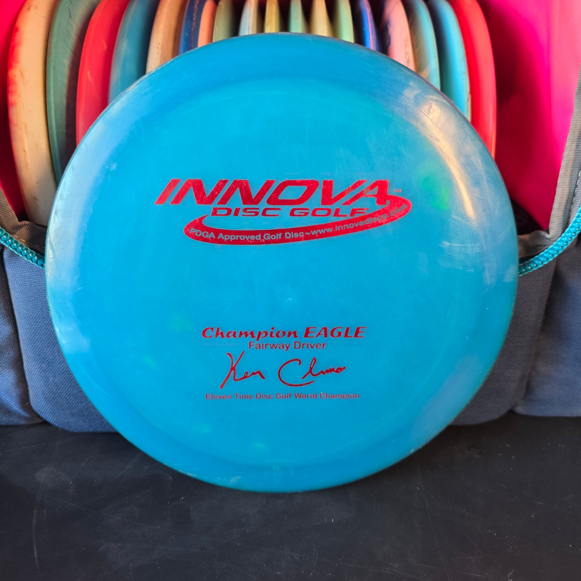 "Eleven Time" Penned Innova Champion Eagle-L 171g rim ink 7/10