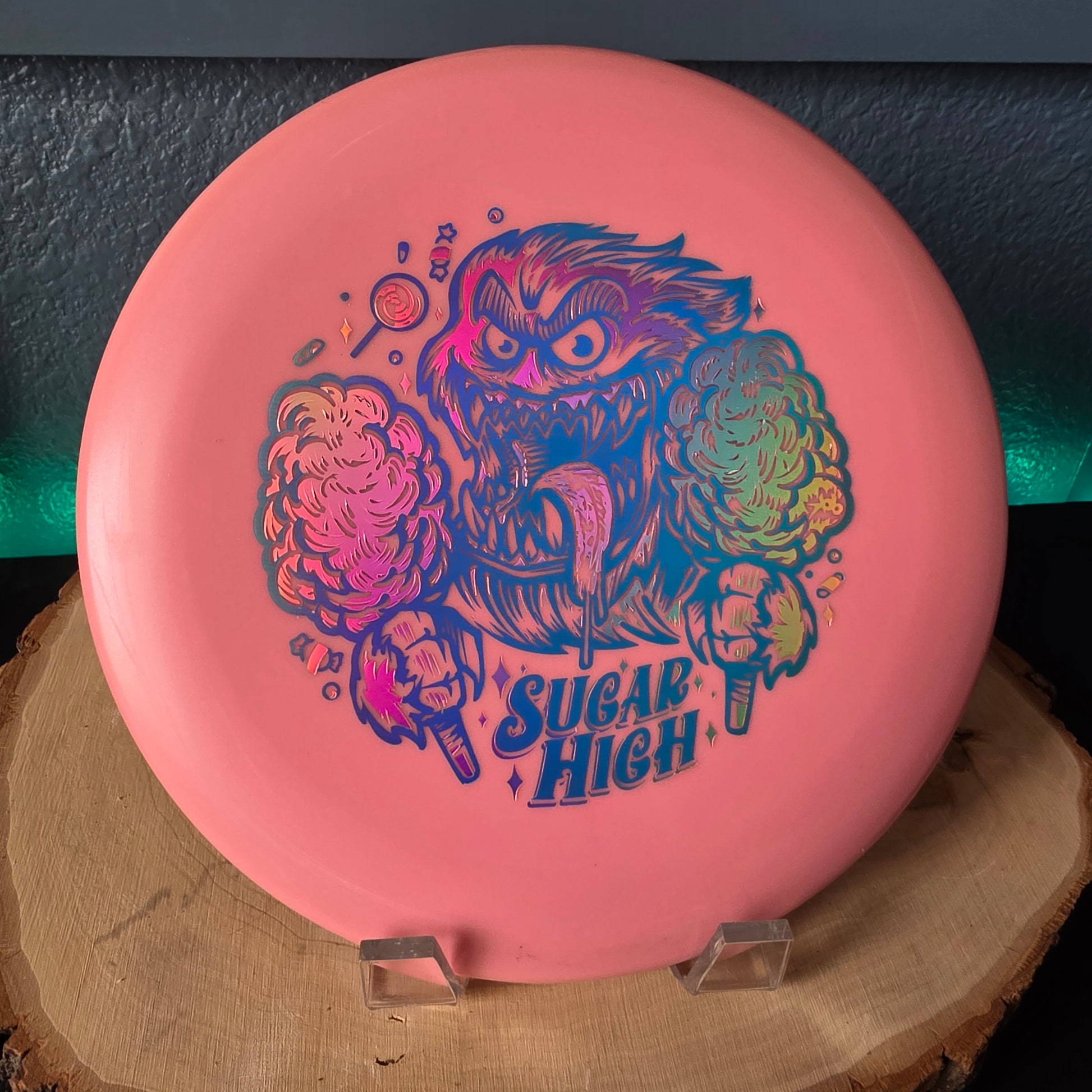 Rare Penned Color Glow Yeti Pro Aviars Sugar High 2-Foil stamp