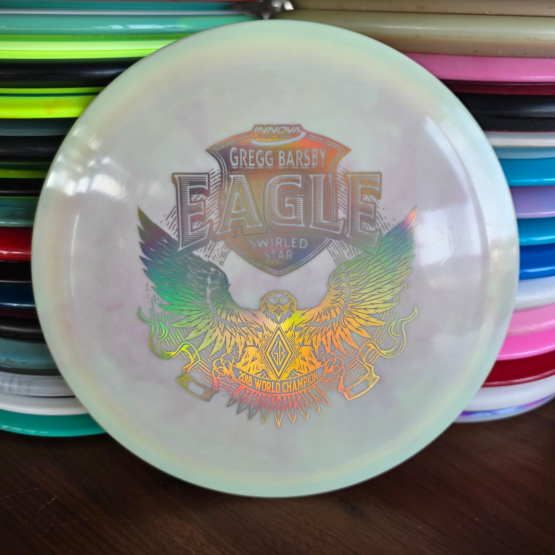 2018 Innova Swirly Star Eagle Gregg Barsby 2018 World Champion Run 175g 9.5/10