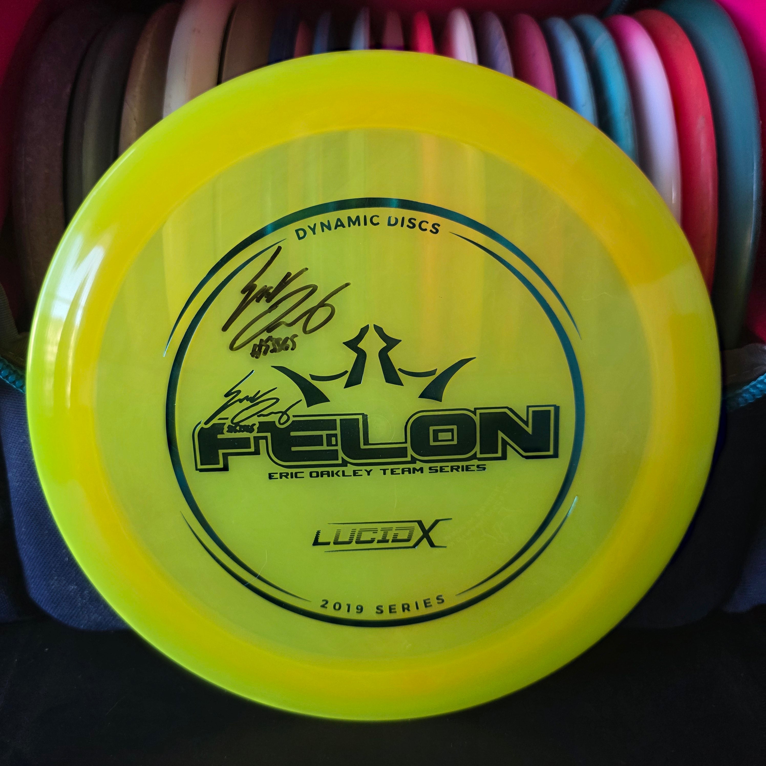 Eric Oakley Signed 2019 Dynamic Discs Lucid X Felon 175g 9.5/10