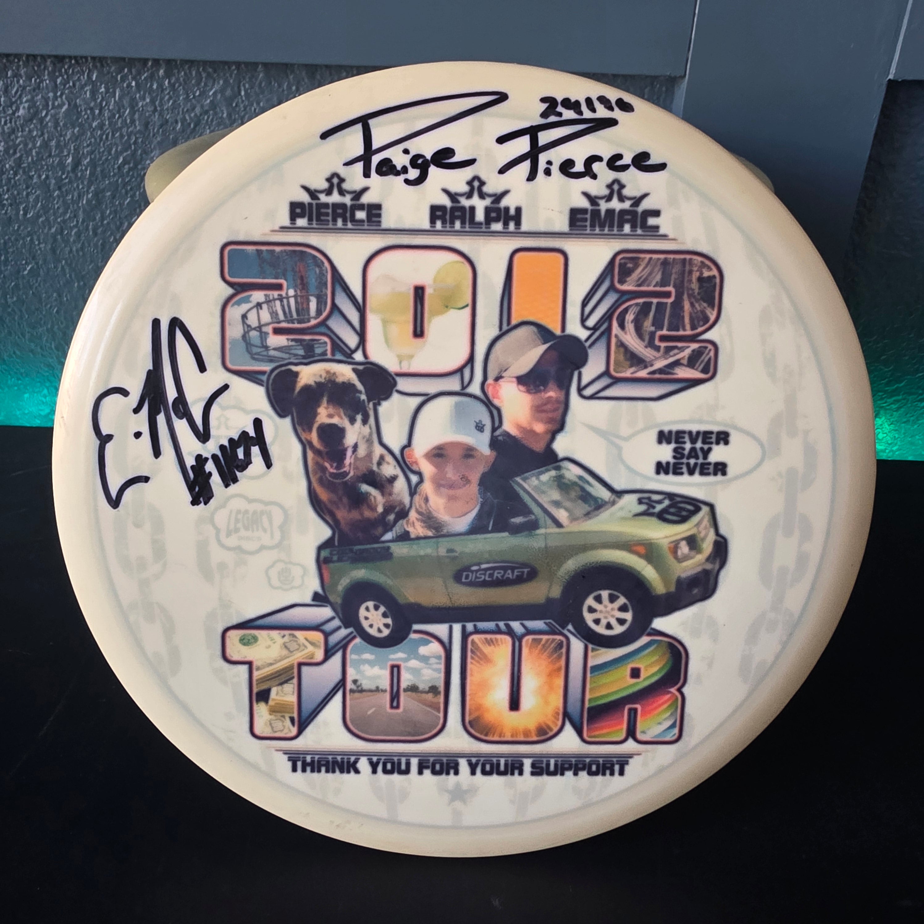 Wixom tooled Discraft Esp Buzzz signed by Paige Pierce & Emac 177g 9/10