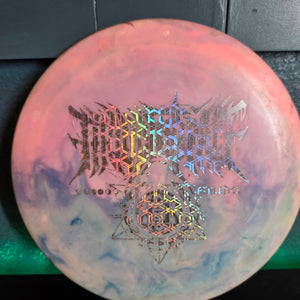 Thought space athletics Aura omen I dyed 174g 6/10 flat and firm with rim ink