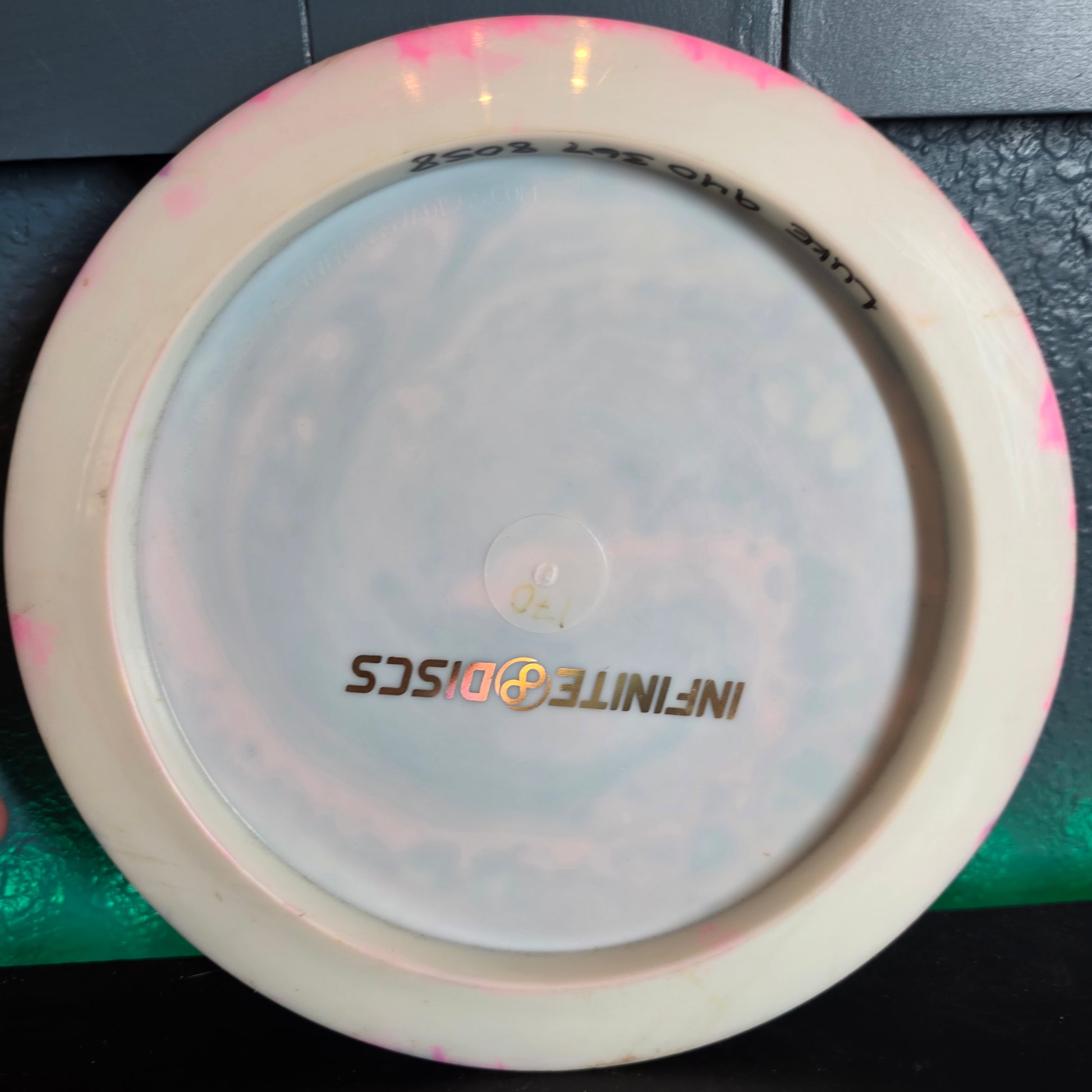 Dyed Infinite Discs S-blend Emperor flat 170g 7/10 rim ink