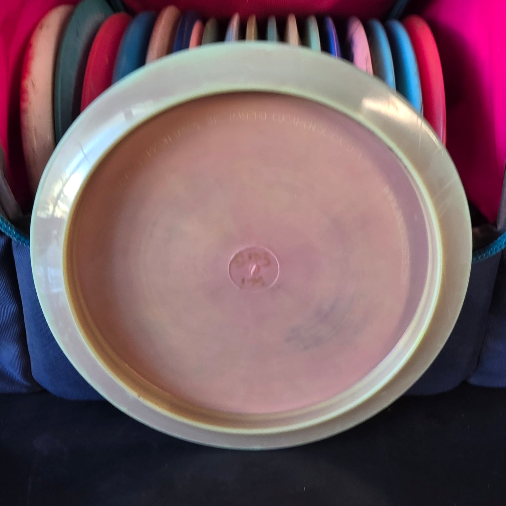 Lizotte stamped, Penned discmania Swirly S-line FD3 7/10 rim ink, Innova made