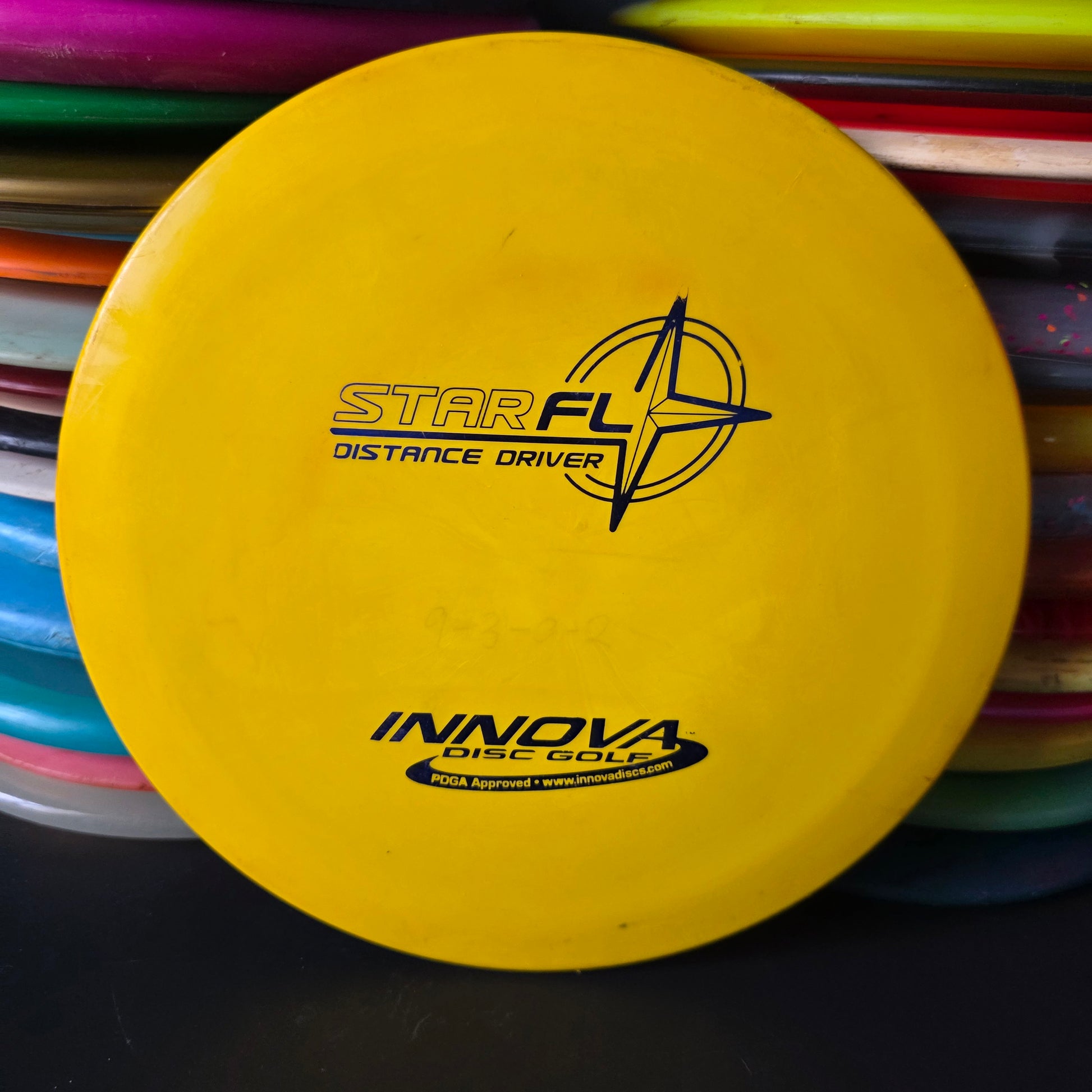 Penned PFN Innova Star FL Firebird Long 175g ink on rim 8/10