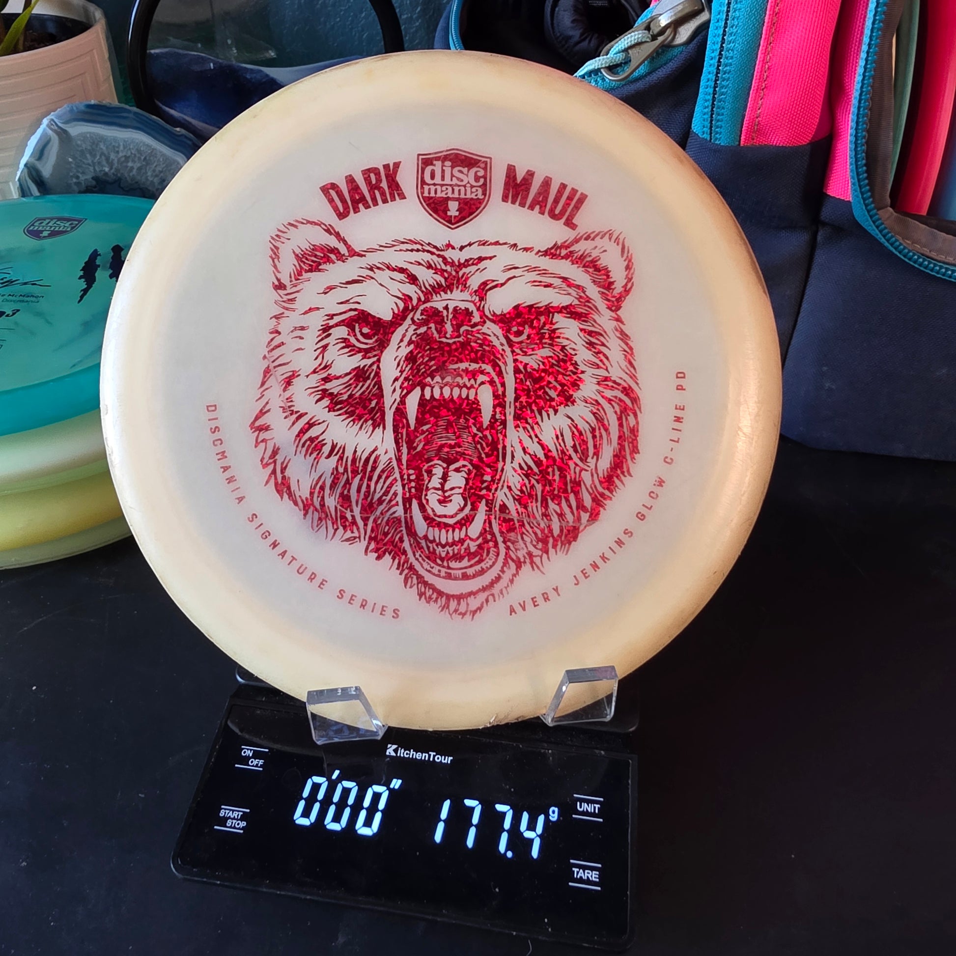 Dark maul 1 Avery Jenkins Discmania Glow C-Line PD 5/10 177g inked