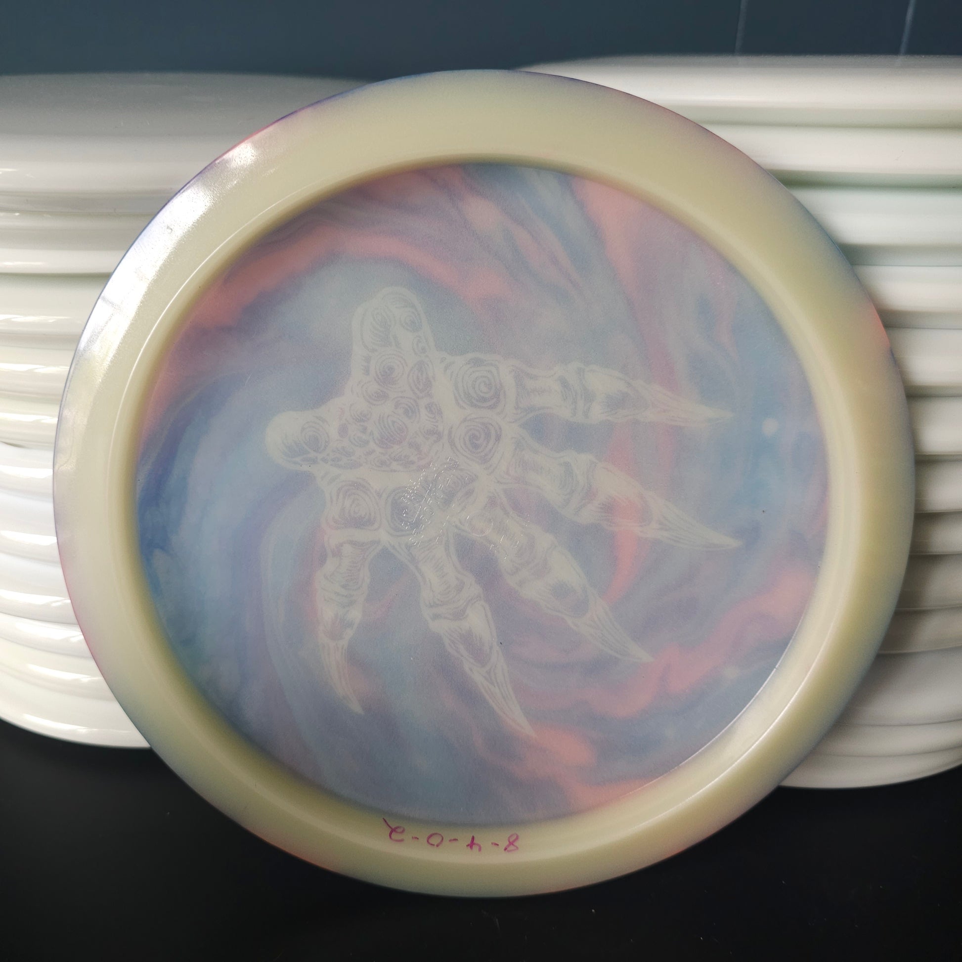 Dyed Mint Discs Nocturnal Alpha 3rd run rim ink 173g 9/10