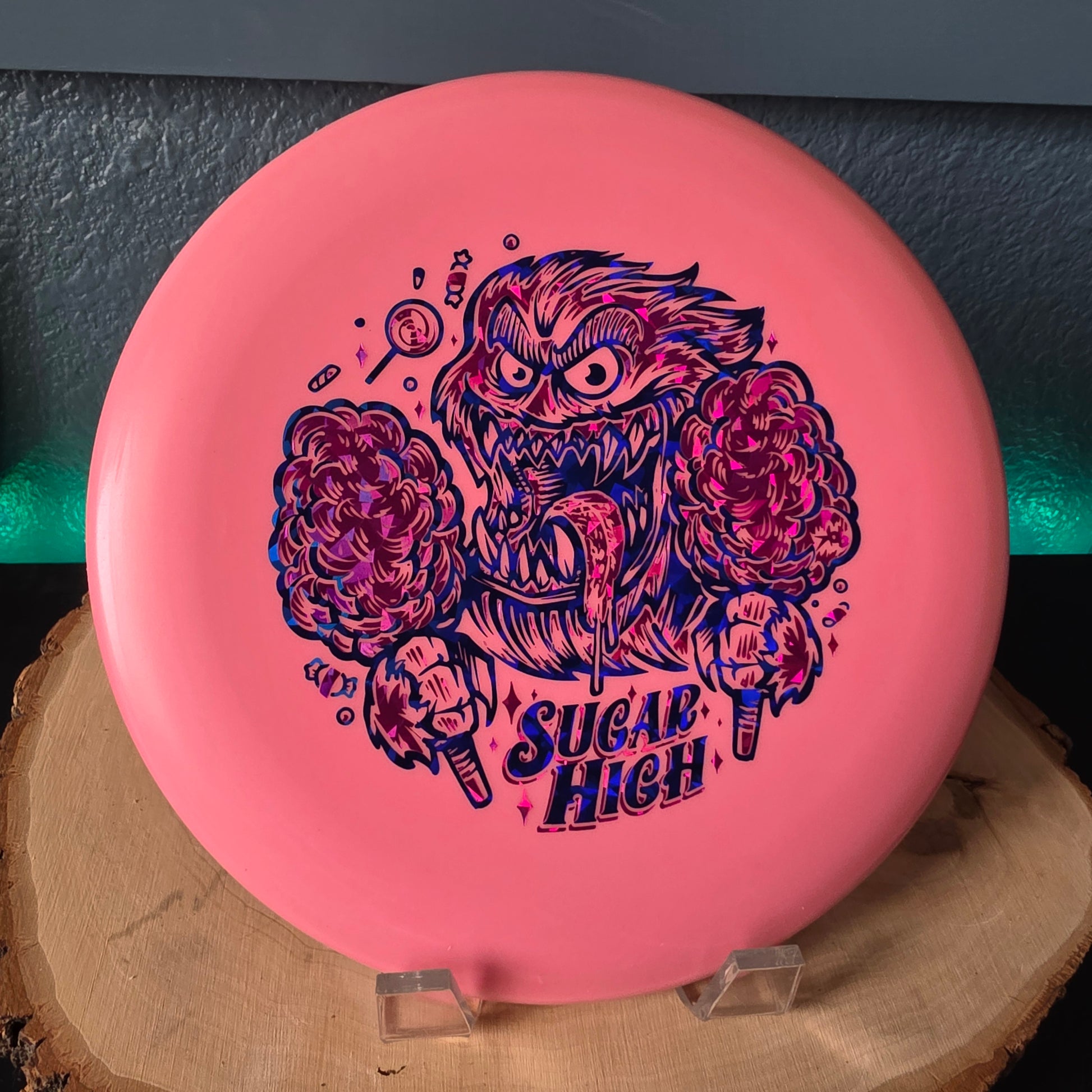 Rare Penned Color Glow Yeti Pro Aviars Sugar High 2-Foil stamp