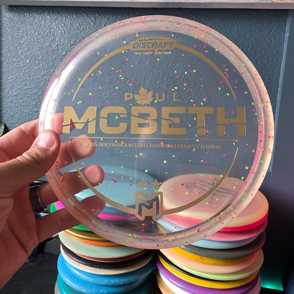 Paul McBeth Discraft Z Confetti Luna Victory Edition 175g 9.5/10