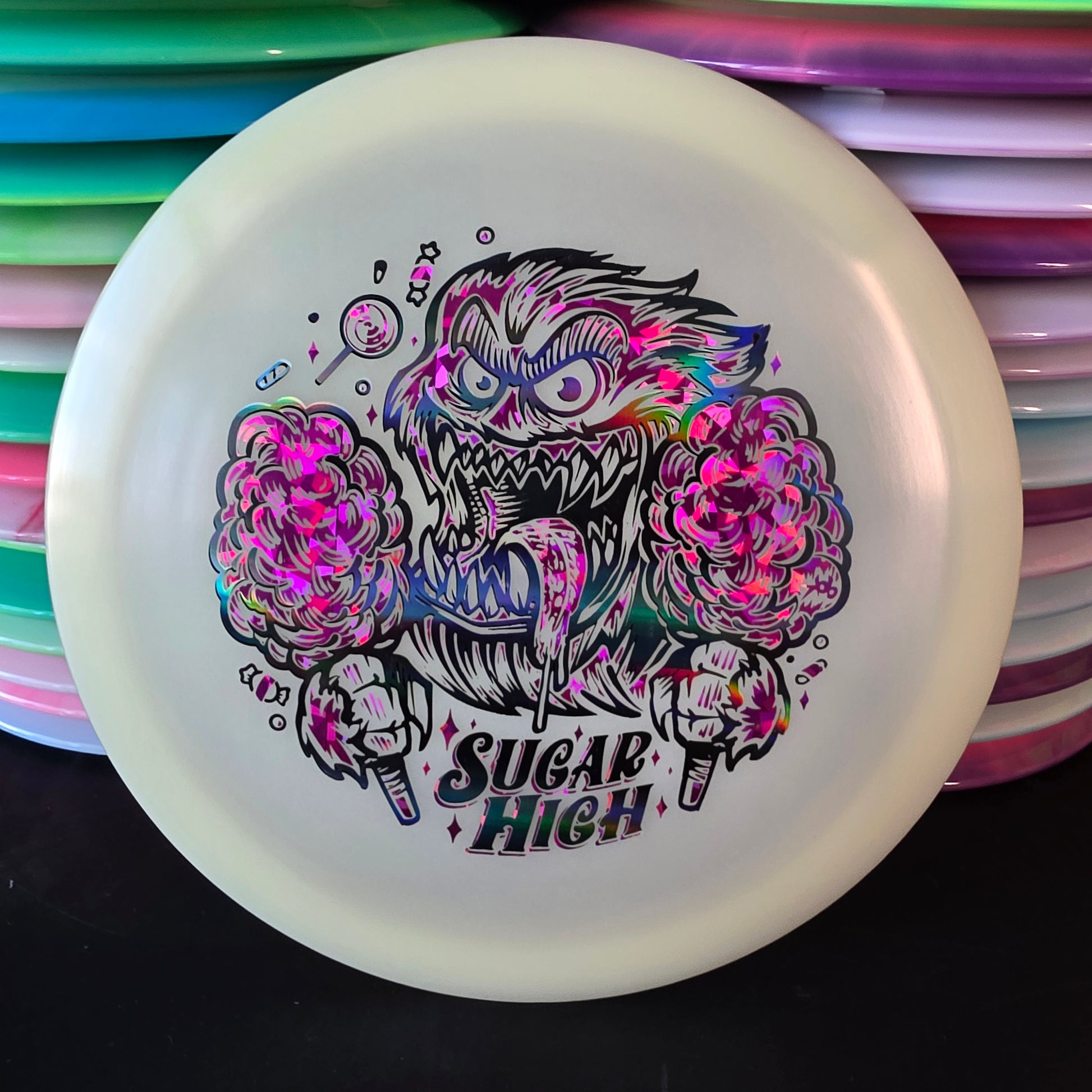 Innova Glow Champion Eagle 173-5g Sugar High 2-Foil Stamp