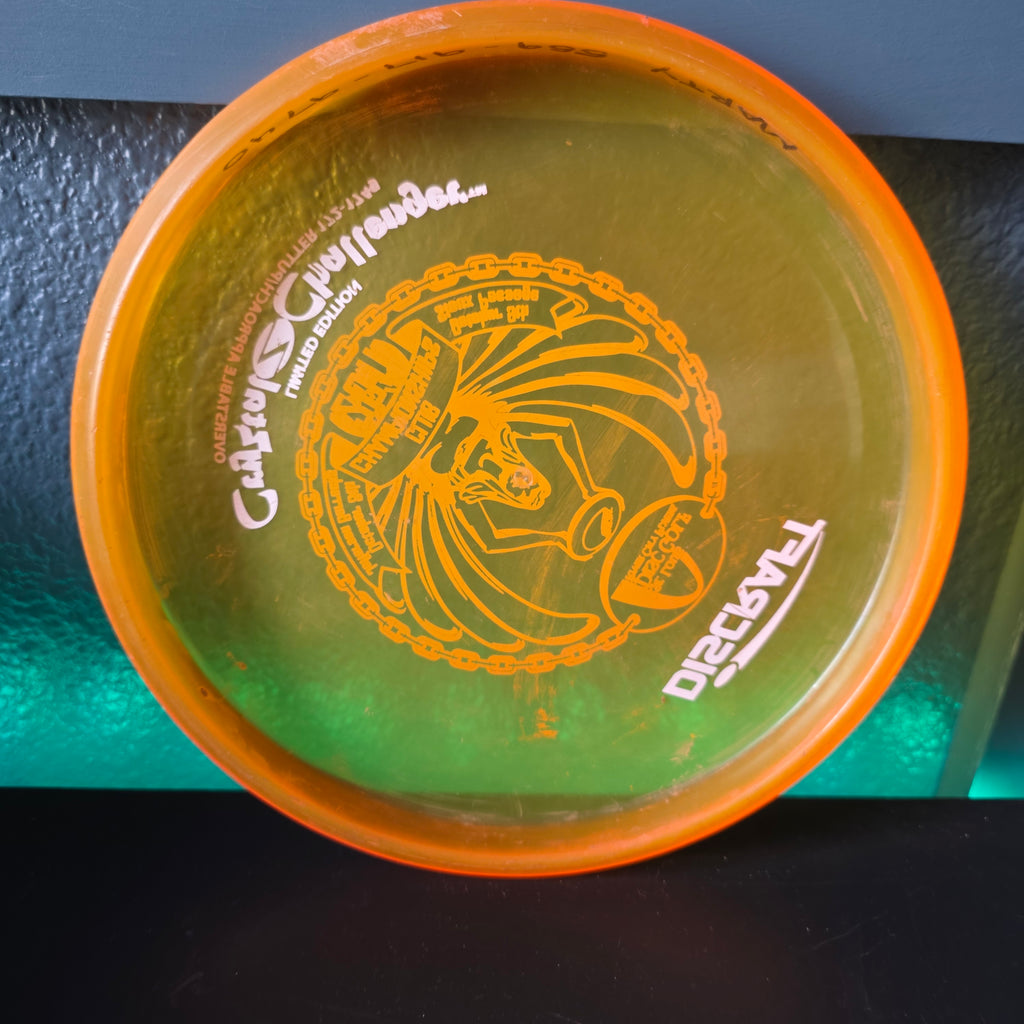 Old Discraft Crystal Z Challenger understamp no tooling 174g 7/10 rim ink