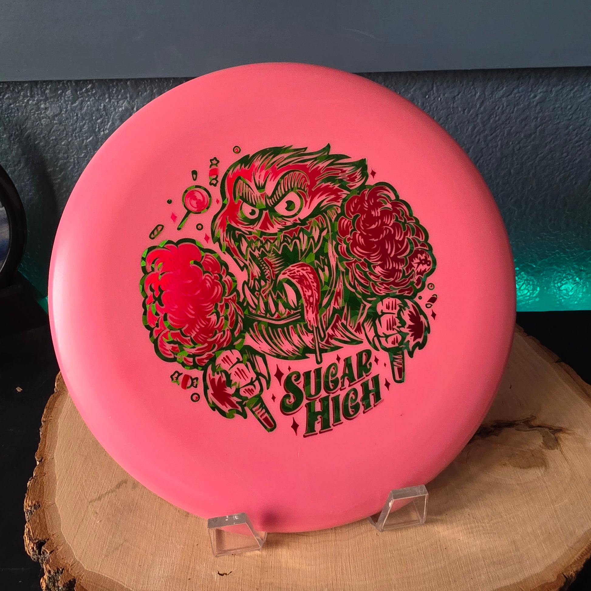 Rare Penned Color Glow Yeti Pro Aviars Sugar High 2-Foil stamp