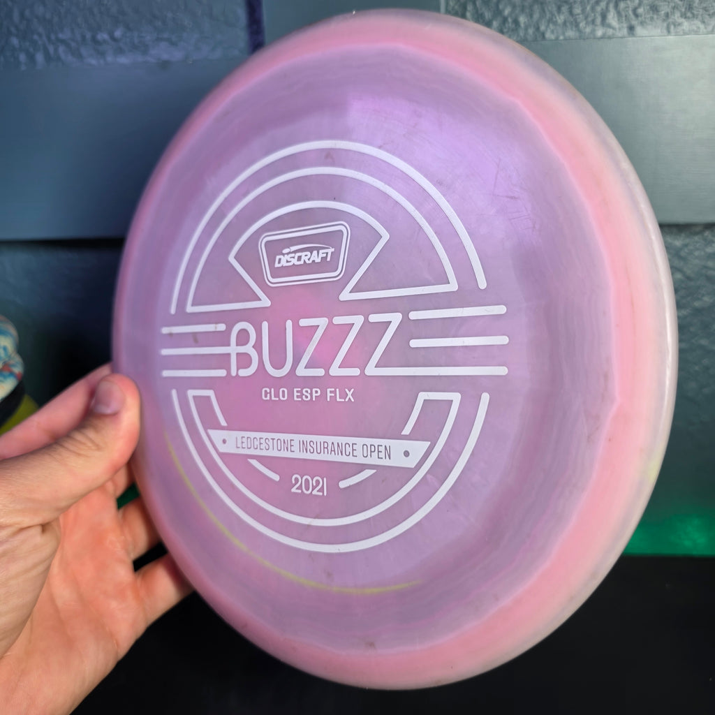 2021 Discraft Esp Glo Flx Buzzz 177g rim ink 8/10