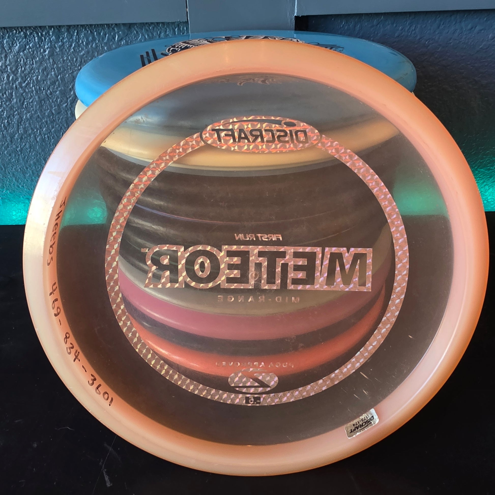 First Run Discraft Z Meteor 174.1g 7.5/10 rim ink